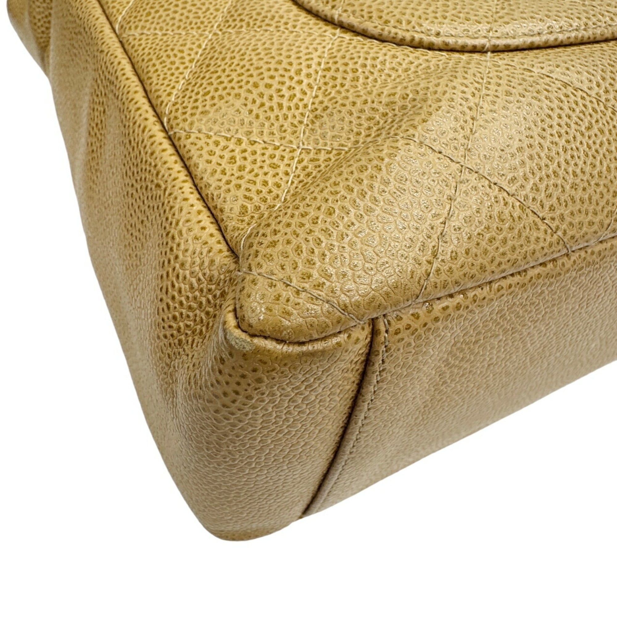 Chanel CHANEL PST Chain Tote, Caviar Leather, Beige, Tote Bag, Petite Size ONE SIZE - 9 Thumbnail