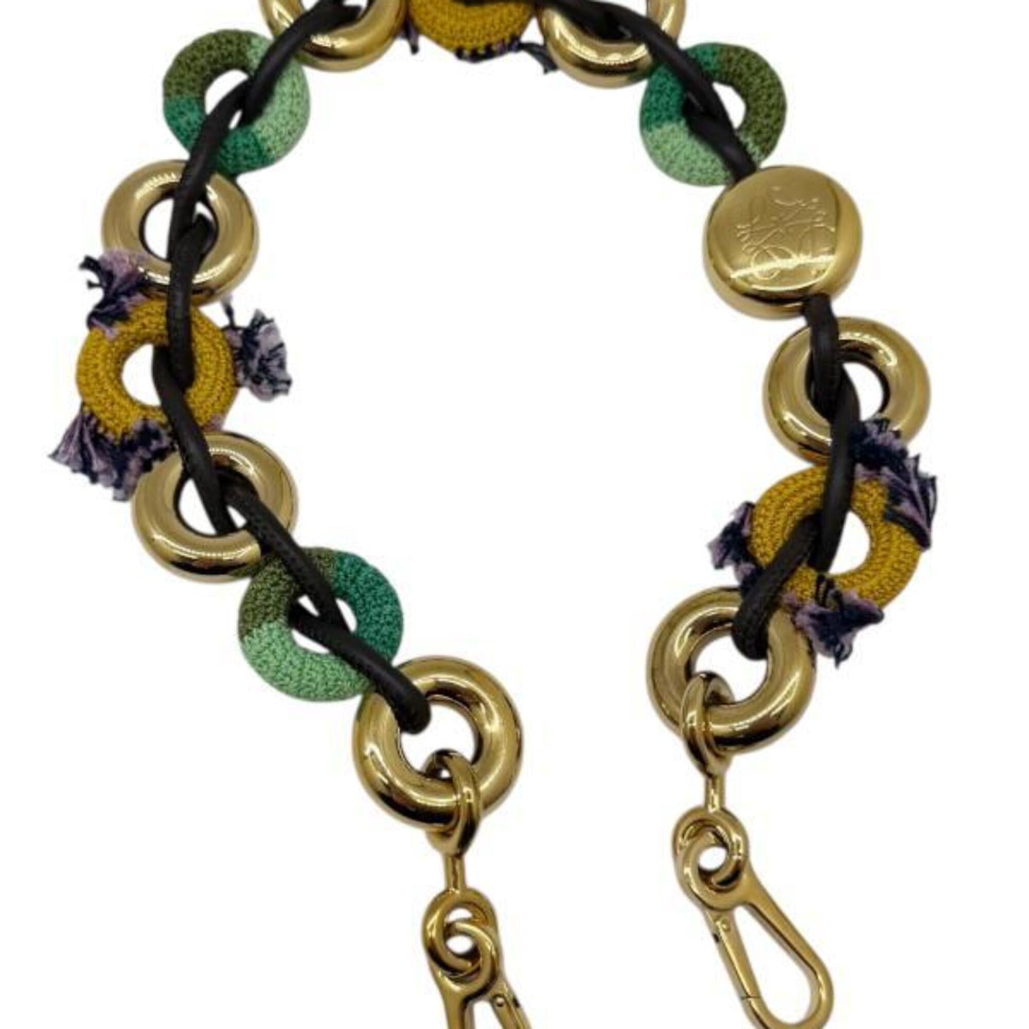 Loewe LOEWE Donut Chain Strap Charm - Gold, Green, Yellow Shoulder for Women Size ONE SIZE - 4 Thumbnail