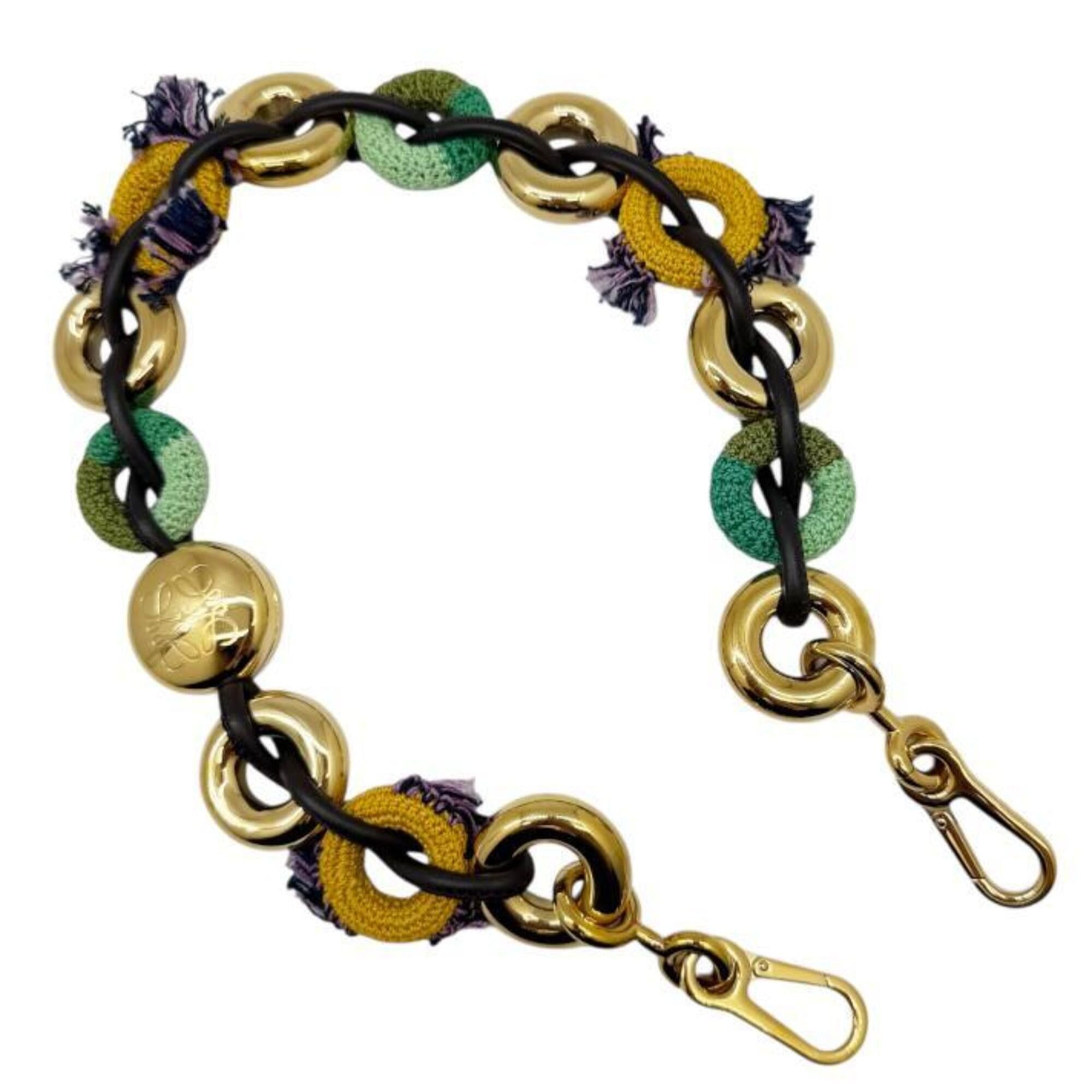 Loewe LOEWE Donut Chain Strap Charm - Gold, Green, Yellow Shoulder for Women Size ONE SIZE - 2 Thumbnail