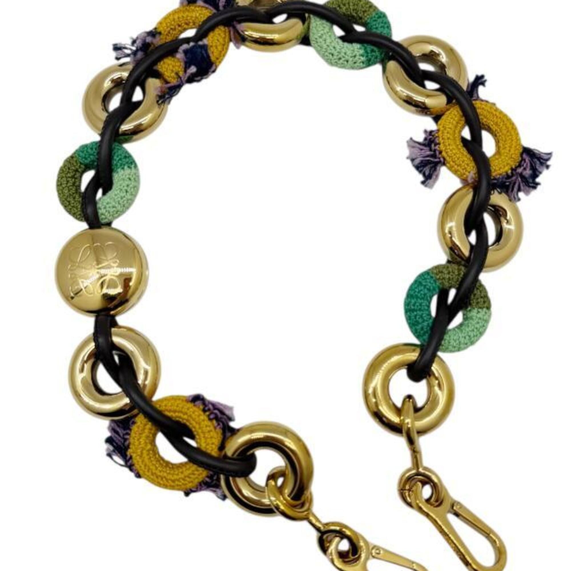 Loewe LOEWE Donut Chain Strap Charm - Gold, Green, Yellow Shoulder for Women Size ONE SIZE - 3 Thumbnail