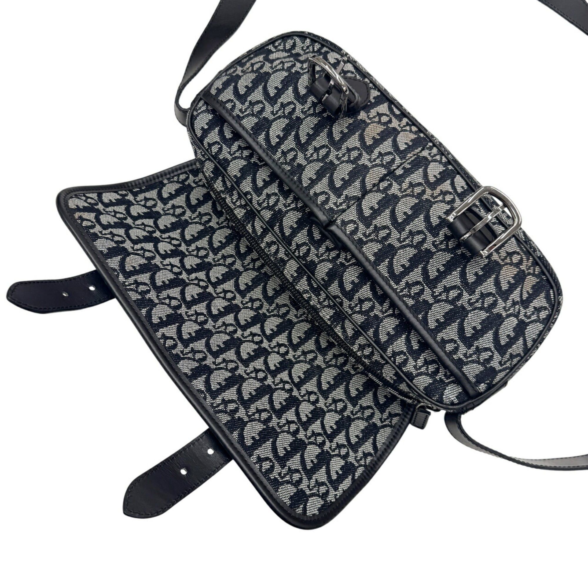 Dior Christian Dior Trotter Navy Shoulder Bag (Men's & Women's) Size ONE SIZE - 12 Thumbnail
