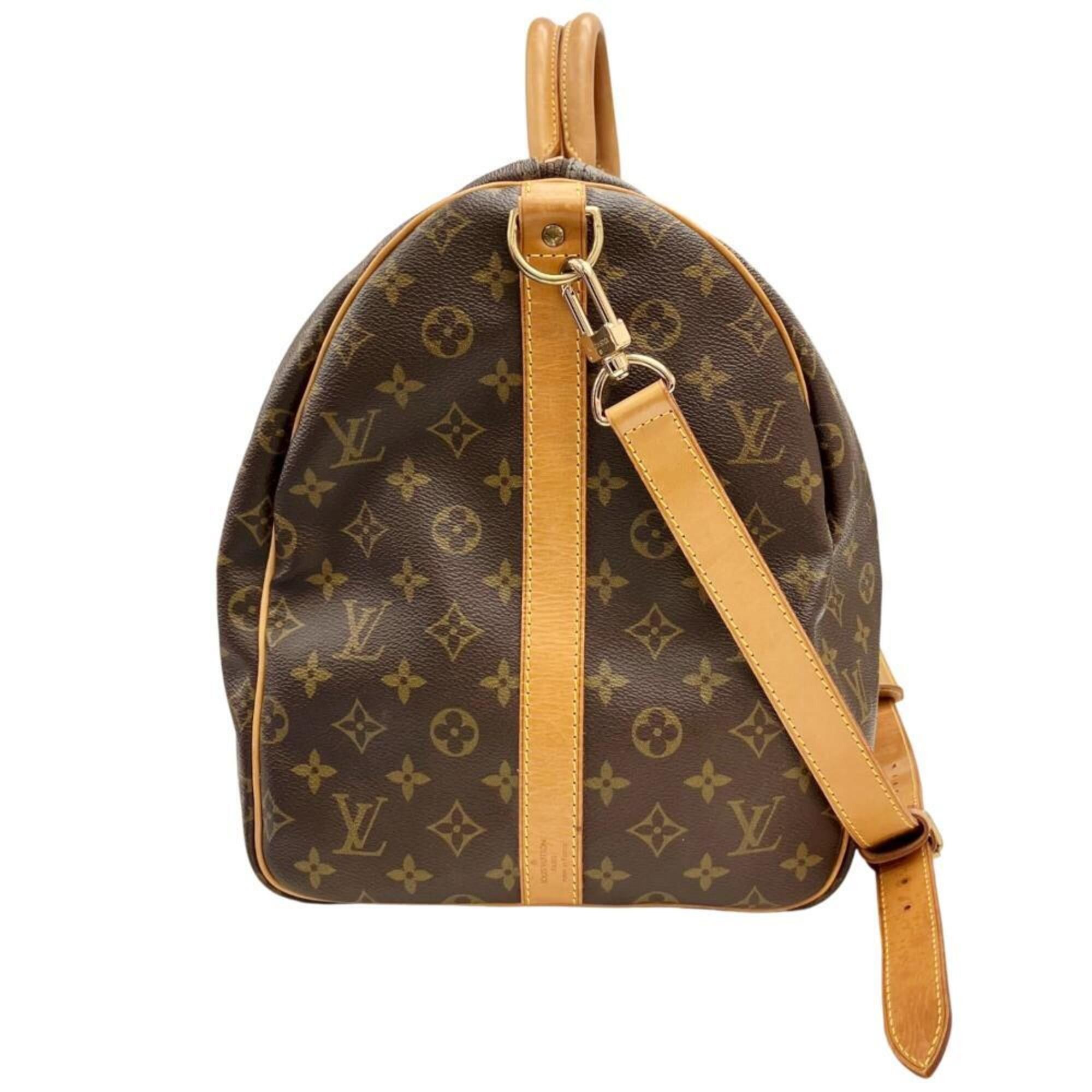 Louis Vuitton LOUIS VUITTON Keepall Bandoulière 55 M41414 TH0944 Monogram Boston Bag Shoulder for Men and Women Size ONE SIZE - 3 Thumbnail