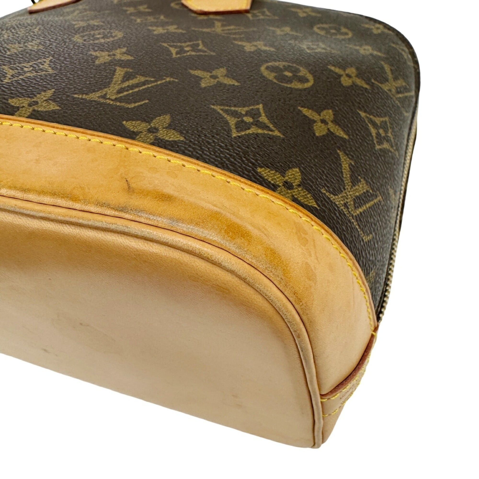 Louis Vuitton Louis Vuitton Monogram Alma PM Brown M51130 FL0013 Handbag Women's Men's Size ONE SIZE - 7 Thumbnail