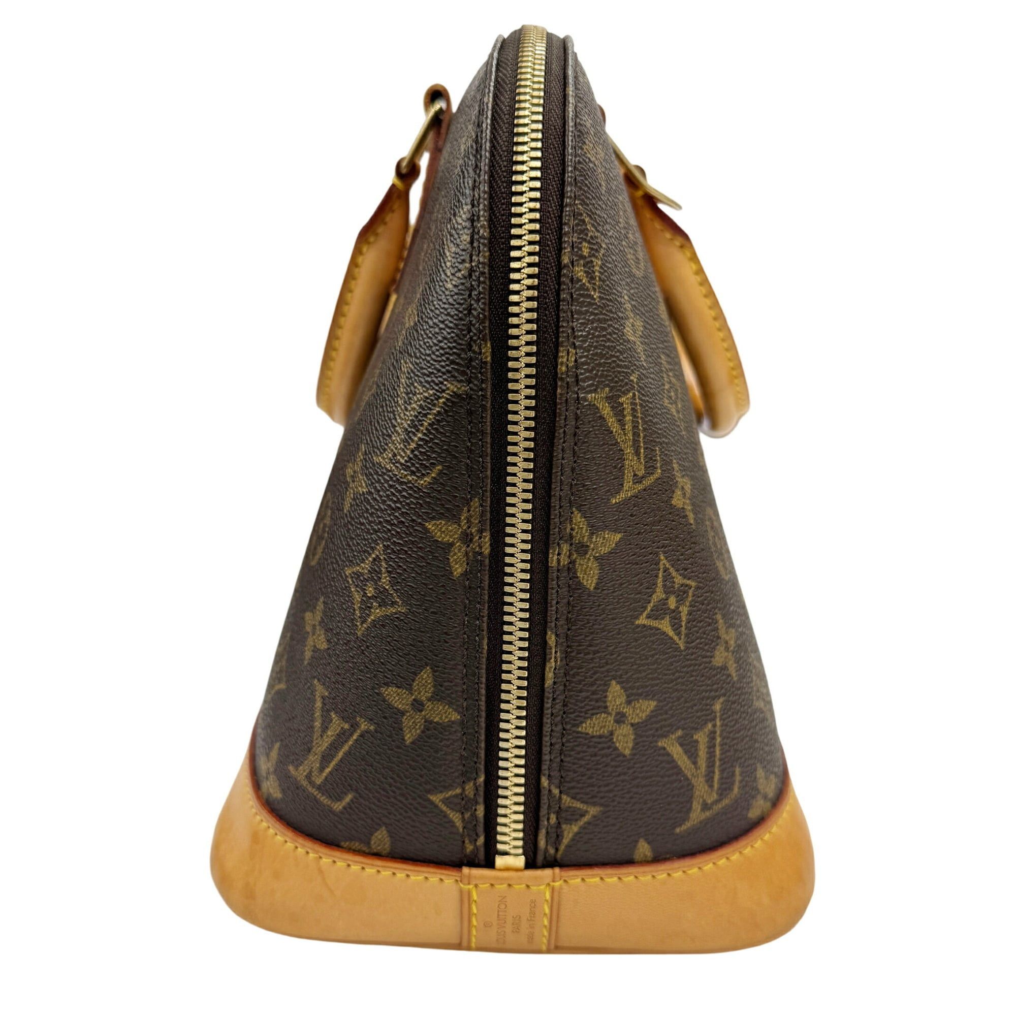 Louis Vuitton Louis Vuitton Monogram Alma PM Brown M51130 FL0013 Handbag Women's Men's Size ONE SIZE - 5 Thumbnail