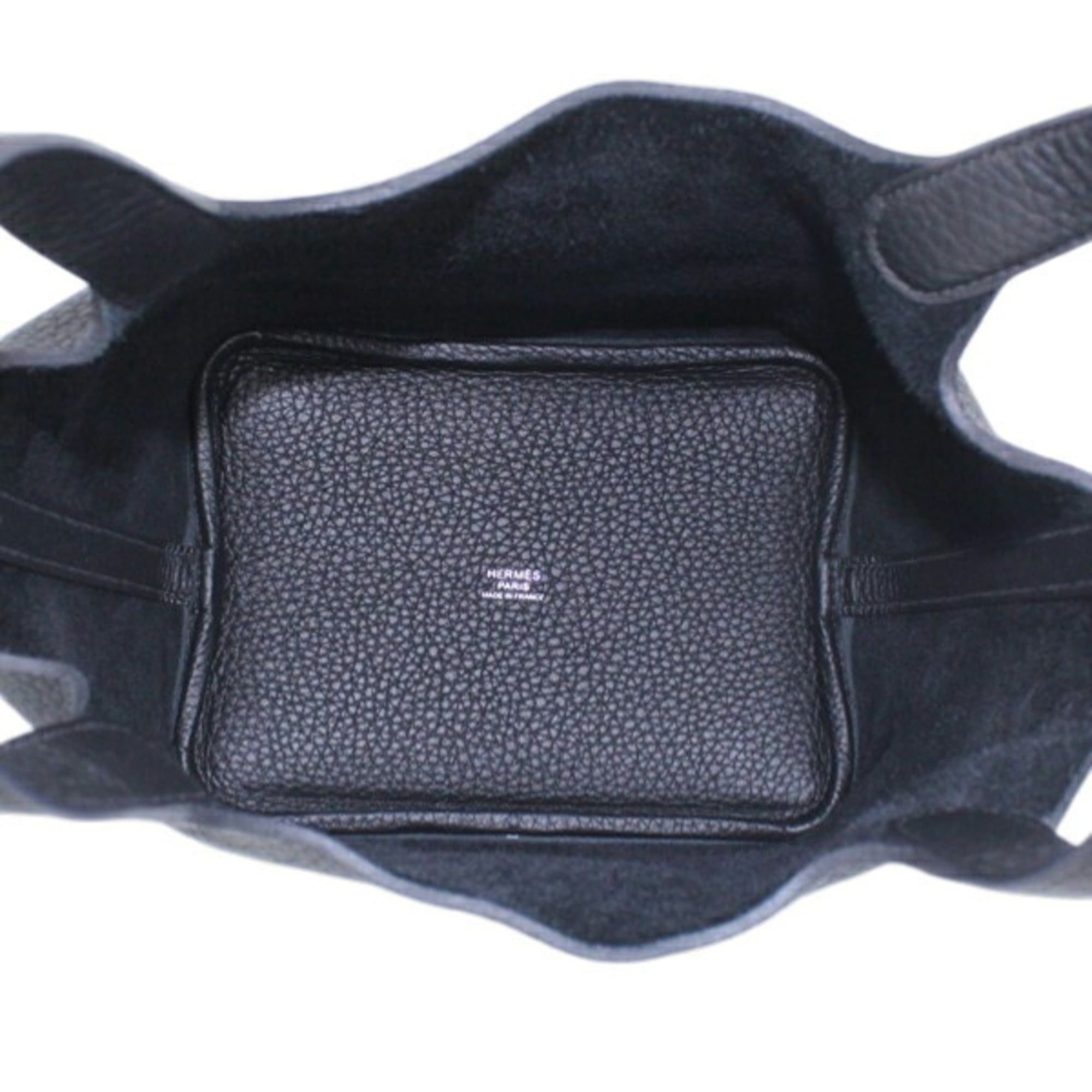 Hermes Hermes Picotin Lock PM 18 Handbag, Black, Taurillon Clemence Leather, HERMES Tote Bag, Women's T6165 Size ONE SIZE - 6 Thumbnail