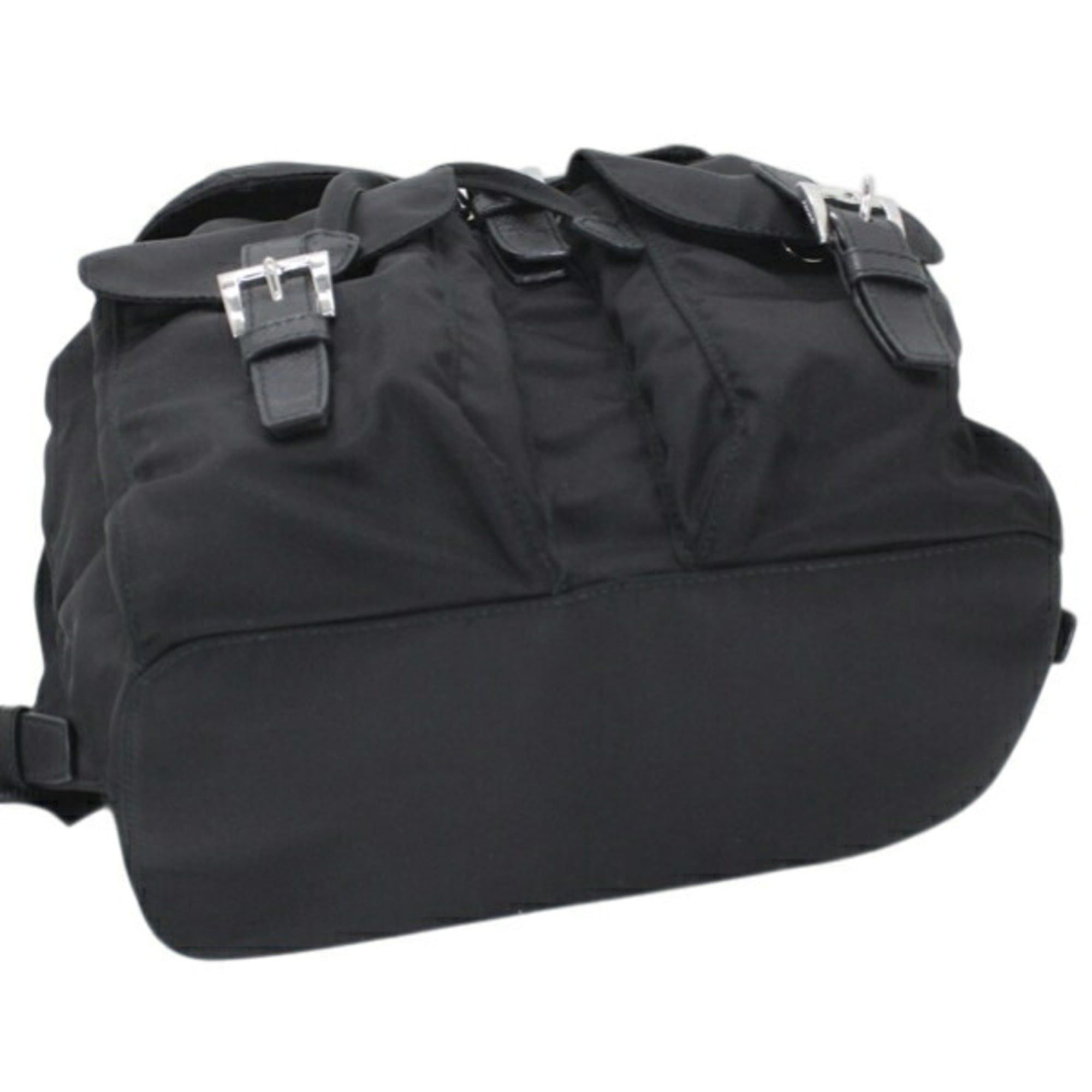 Prada Prada Backpack, Rucksack, Nylon and Leather, Black, Women's, 1BZ677 NERO PRADA KM3228 Size ONE SIZE - 7 Thumbnail