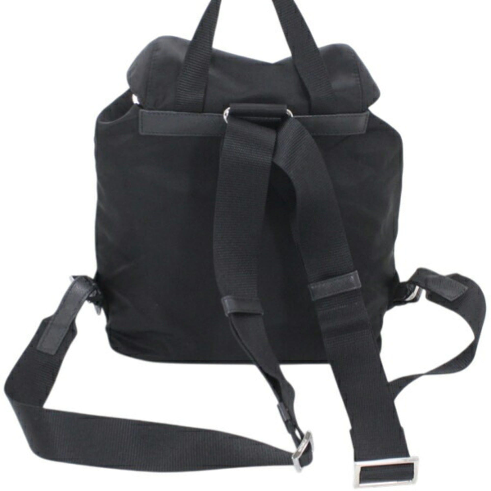 Prada Prada Backpack, Rucksack, Nylon and Leather, Black, Women's, 1BZ677 NERO PRADA KM3228 Size ONE SIZE - 4 Thumbnail