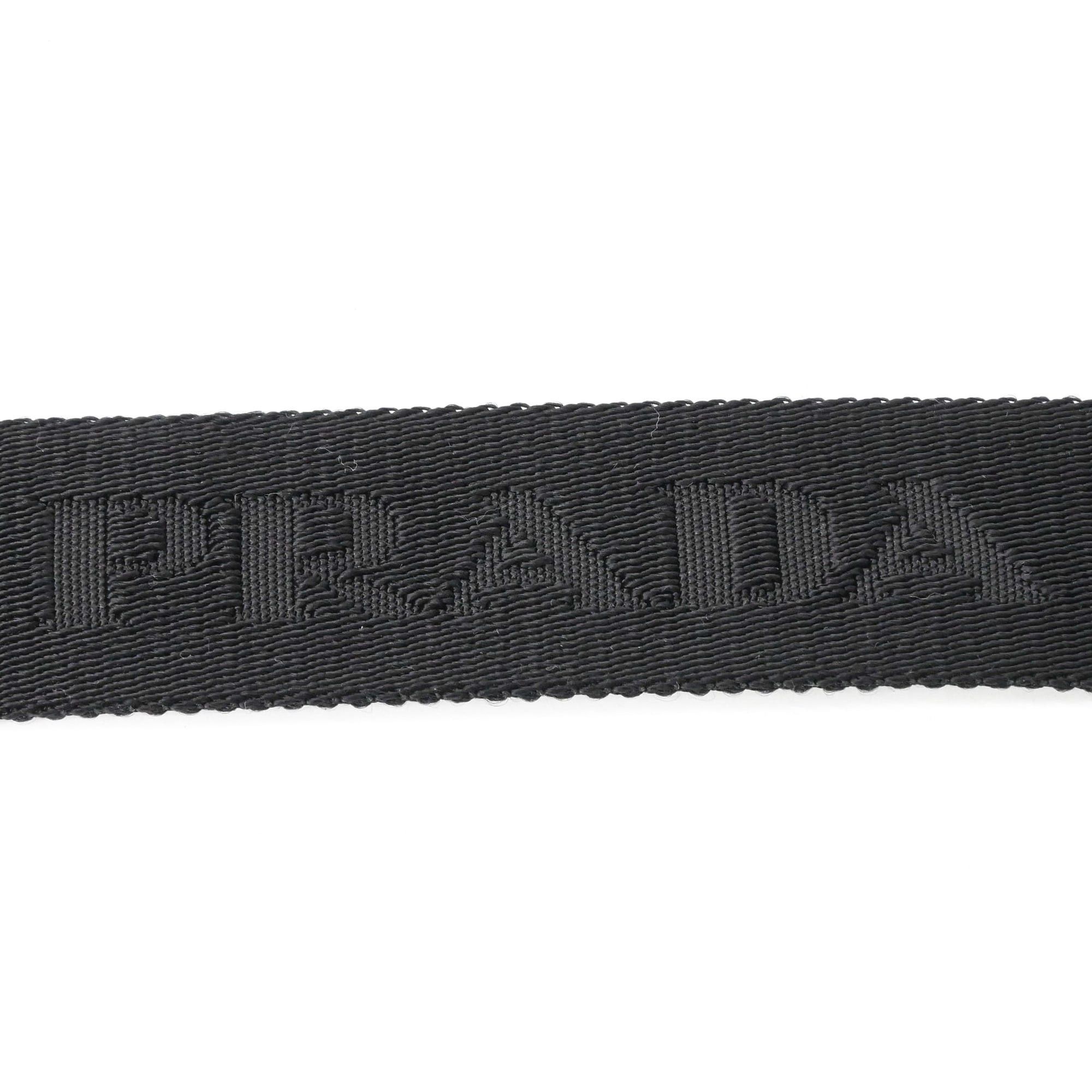 Prada PRADA Brick Saffiano Leather Shoulder Bag, Black, 2VH173 Size ONE SIZE - 13 Thumbnail