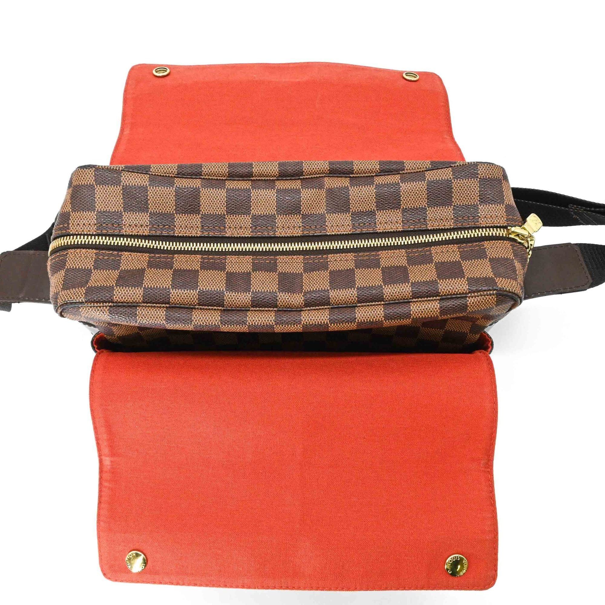 Louis Vuitton LOUIS VUITTON Naviglio Damier Azur Shoulder Bag, Brown, Men's/Women's, N45255 Size ONE SIZE - 8 Thumbnail