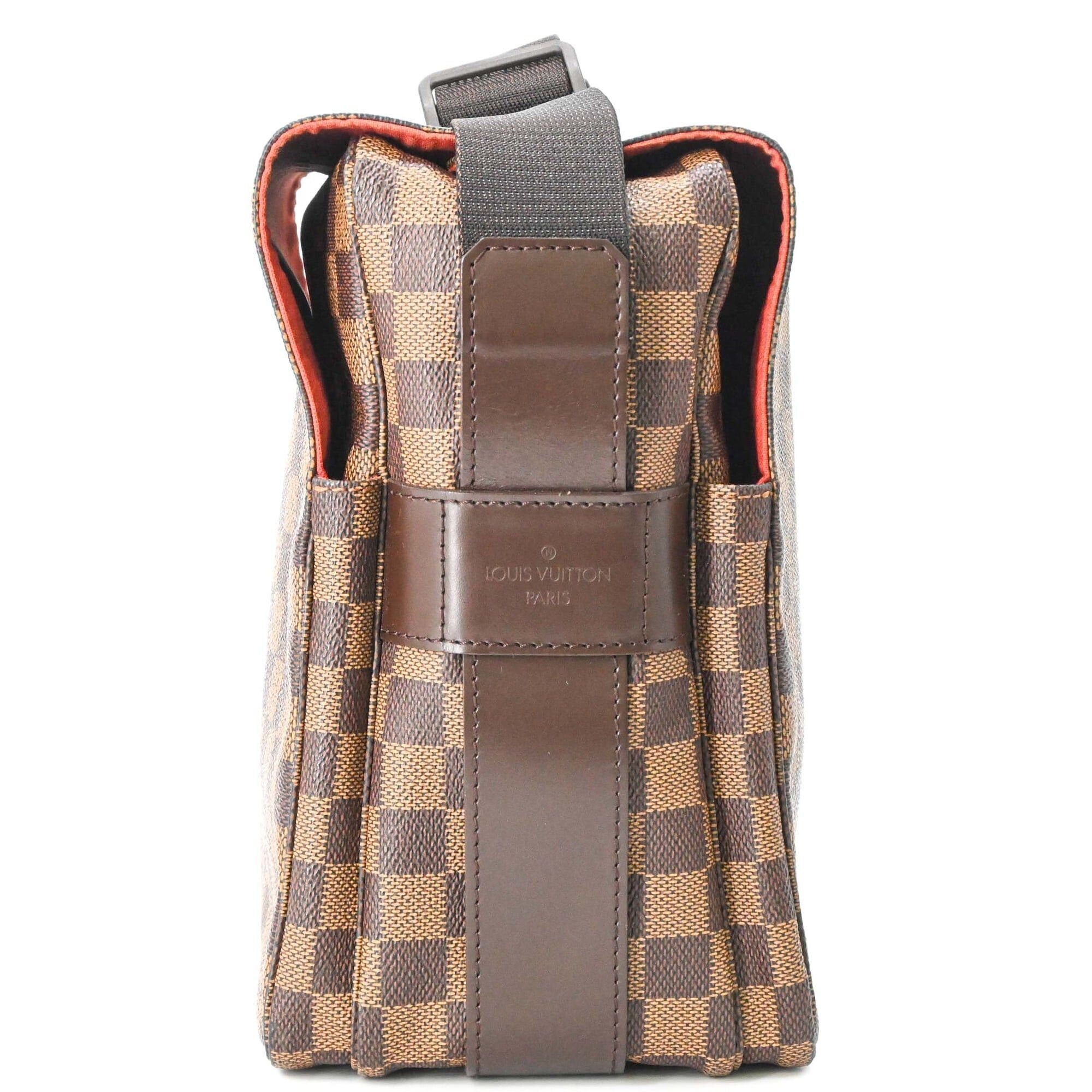 Louis Vuitton LOUIS VUITTON Naviglio Damier Azur Shoulder Bag, Brown, Men's/Women's, N45255 Size ONE SIZE - 4 Thumbnail