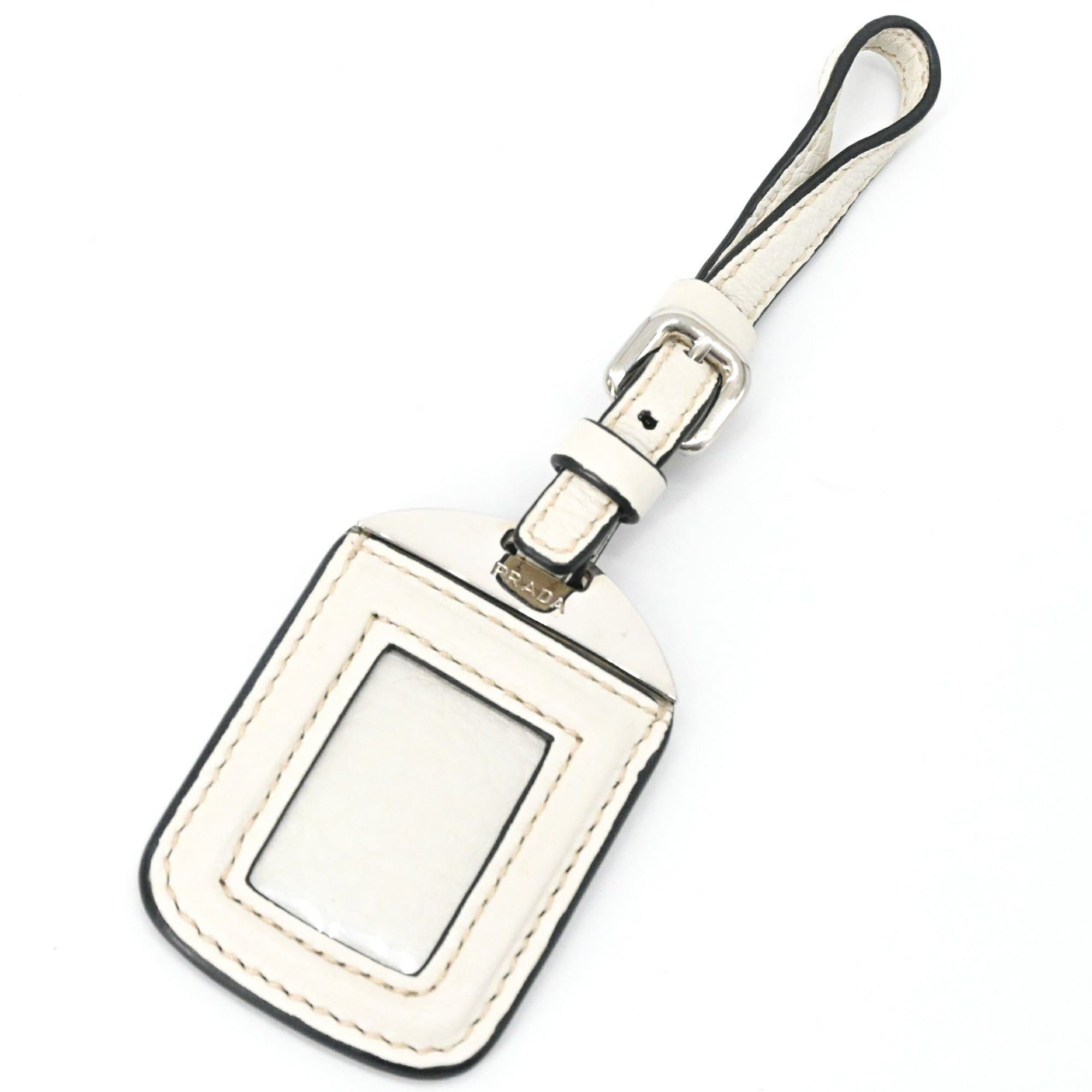 Prada Prada Tote Bag Shoulder Side Leather Men's Women's White BN2419 Size ONE SIZE - 17 Thumbnail