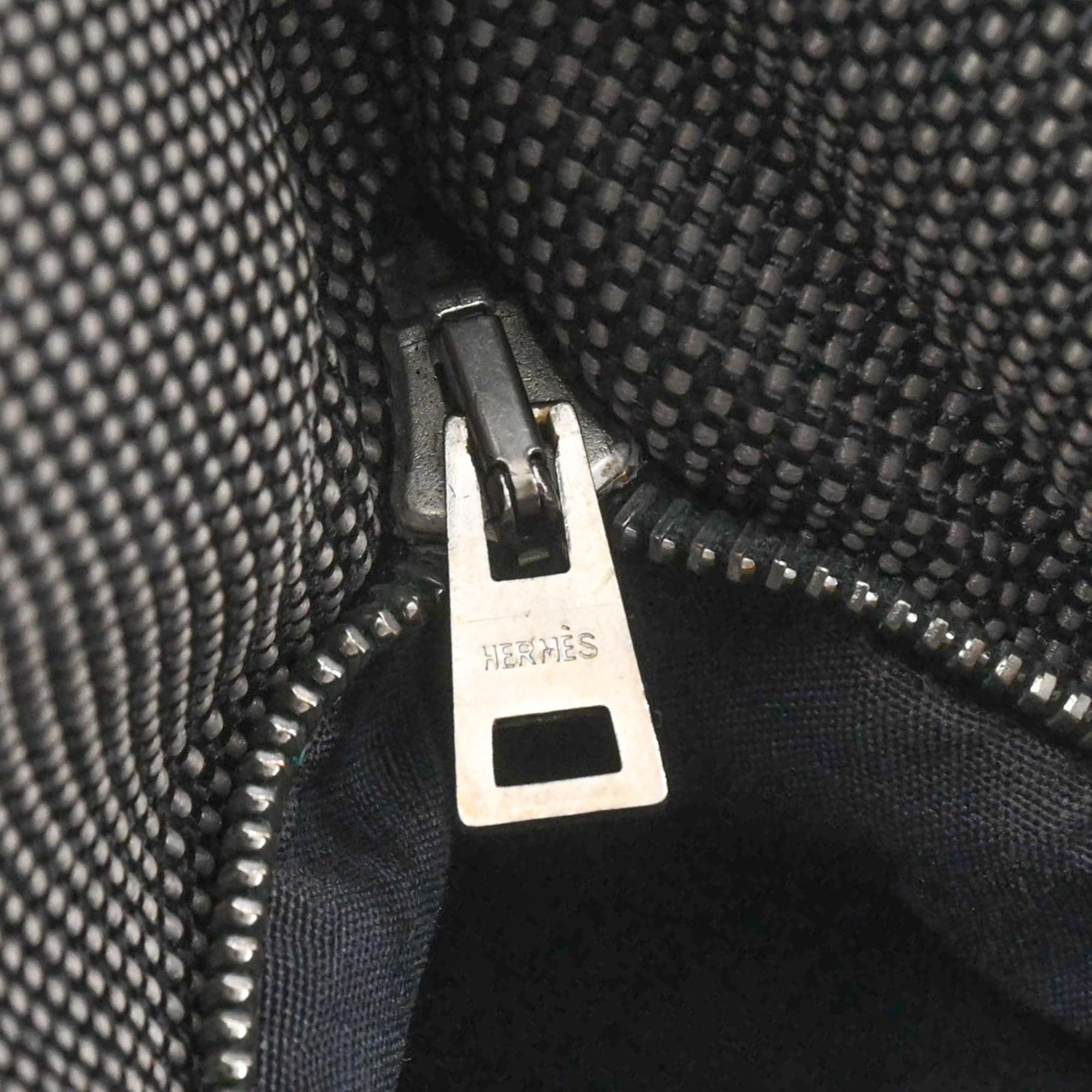 Hermes Hermes Herline Cabas Tote Bag Handbag Canvas Gray Size ONE SIZE - 11 Thumbnail