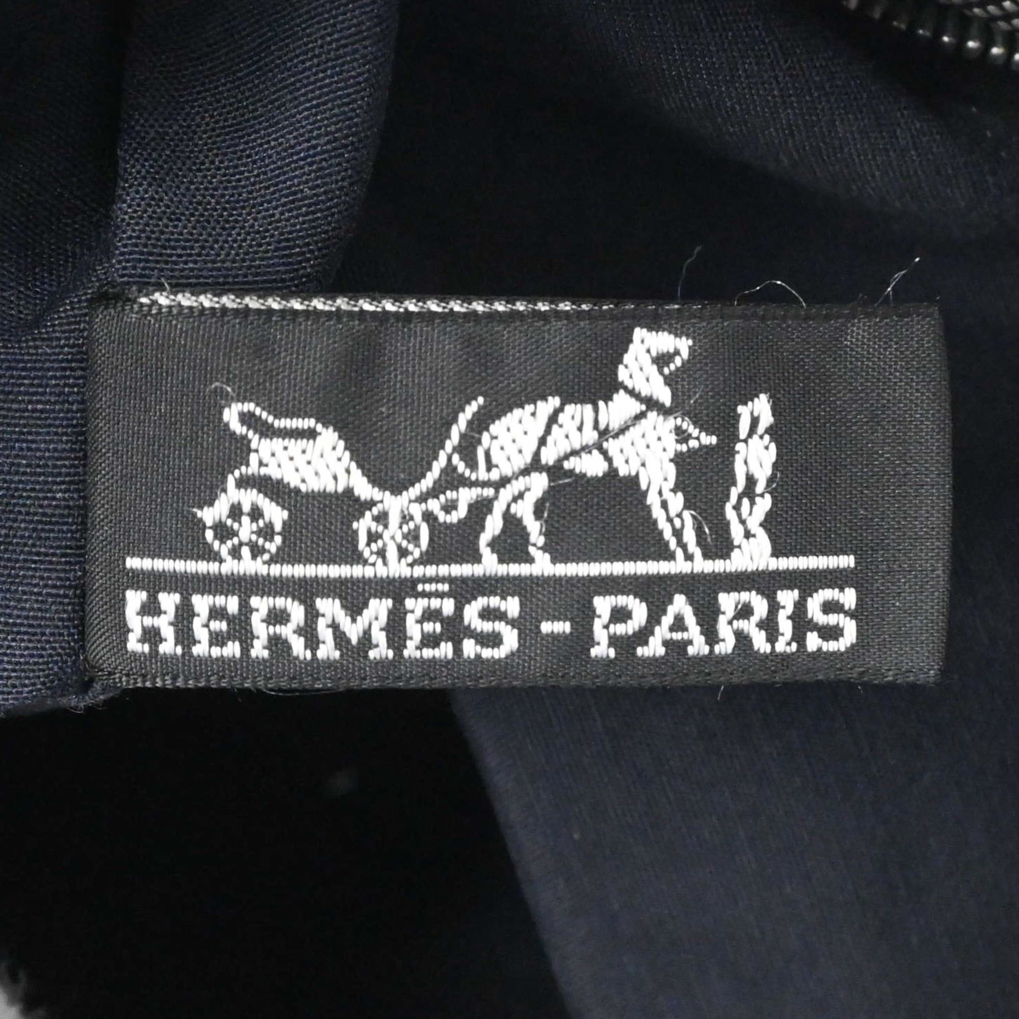 Hermes Hermes Herline Cabas Tote Bag Handbag Canvas Gray Size ONE SIZE - 9 Thumbnail
