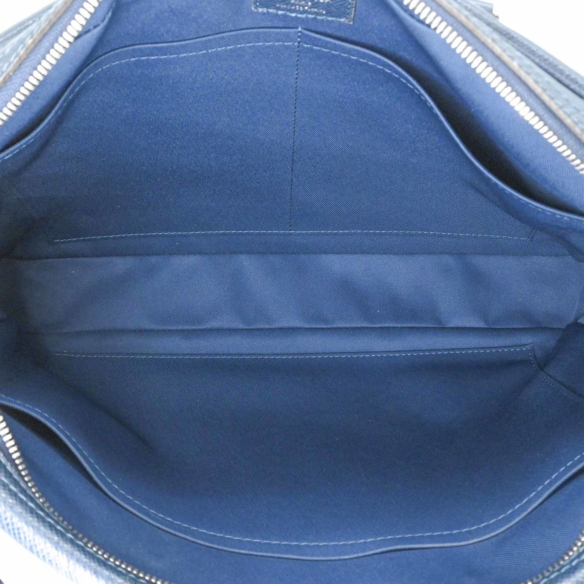 Louis Vuitton LOUIS VUITTON Port Document Voyage PM Bag, Handbag, Ocean Navy, M30639 Size ONE SIZE - 8 Thumbnail