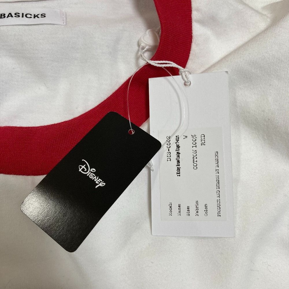 Other Other Basicks Disney Collaboration Mickey Trim T-shirt Textile T-Shirts DUTY FREE for USA Size ONE SIZE - 6 Thumbnail