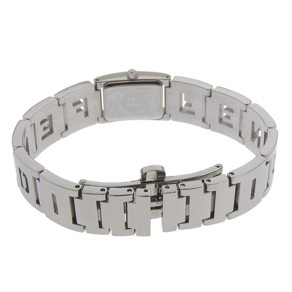 Fendi Fendi Fendi Logo Stainless Steel Quartz Metal Quartz 3150L DUTY FREE for USA Size ONE SIZE - 5 Thumbnail