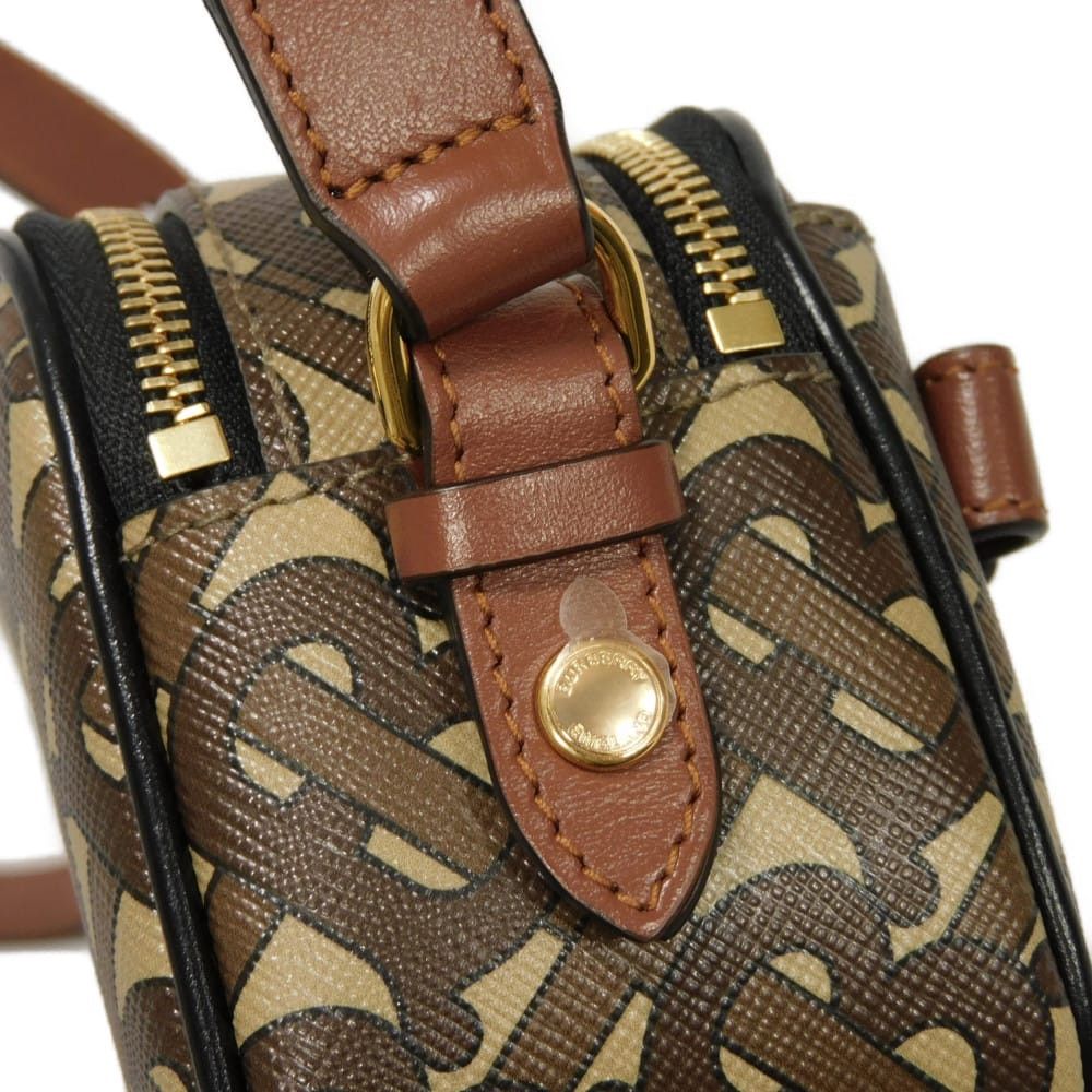 Burberry Burberry Burberry TB Monogram E Canvas Camera Bag Plastic / Synthetic Shoulder Bag 8032774 DUTY FREE for USA Size ONE SIZE - 16 Thumbnail