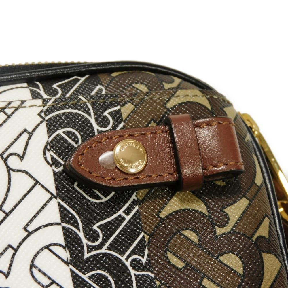 Burberry Burberry Burberry TB Monogram E Canvas Camera Bag Plastic / Synthetic Shoulder Bag 8032774 DUTY FREE for USA Size ONE SIZE - 18 Thumbnail