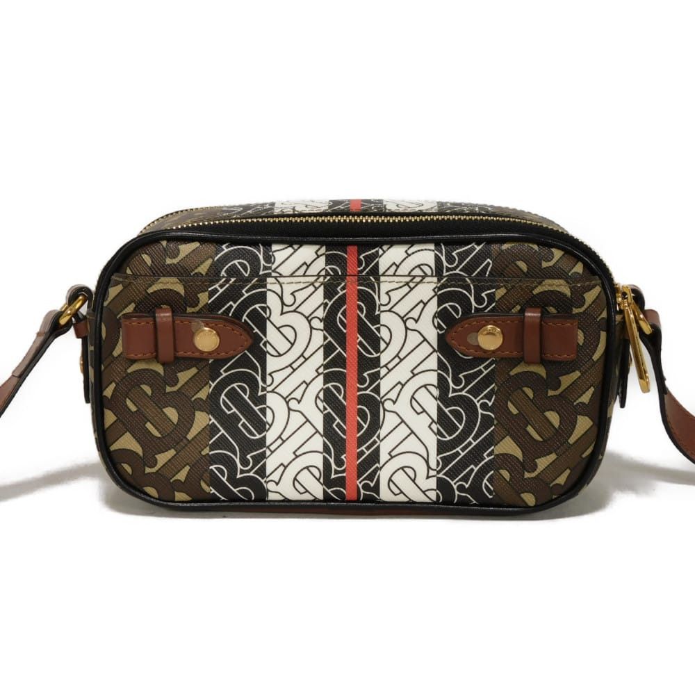 Burberry Burberry Burberry TB Monogram E Canvas Camera Bag Plastic / Synthetic Shoulder Bag 8032774 DUTY FREE for USA Size ONE SIZE - 4 Thumbnail