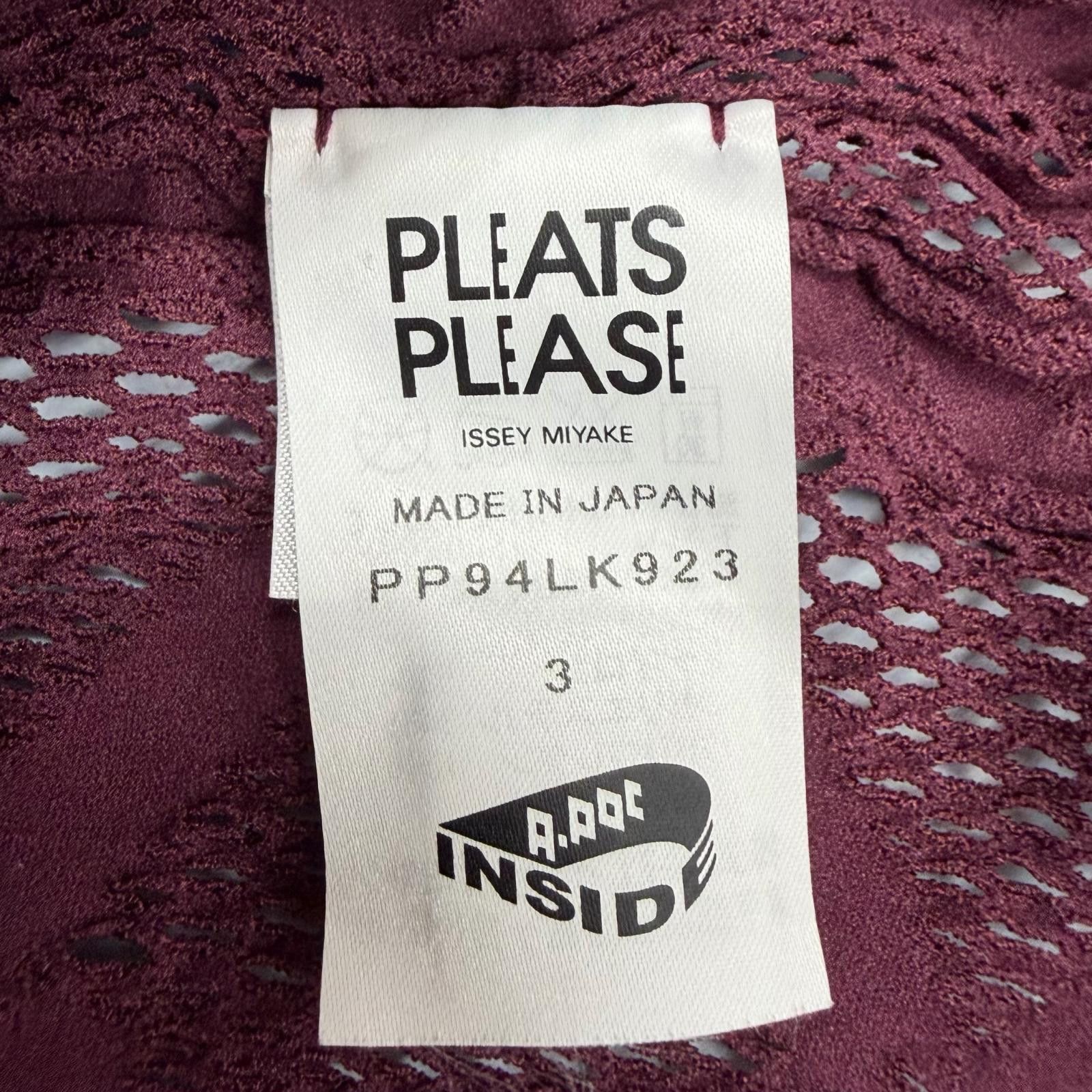 Issey Miyake Issey Miyake Pleats Please Issey Miyake Knit Dress Plastic / Synthetic Tops PP94LK923 DUTY FREE for USA Size ONE SIZE - 6 Thumbnail