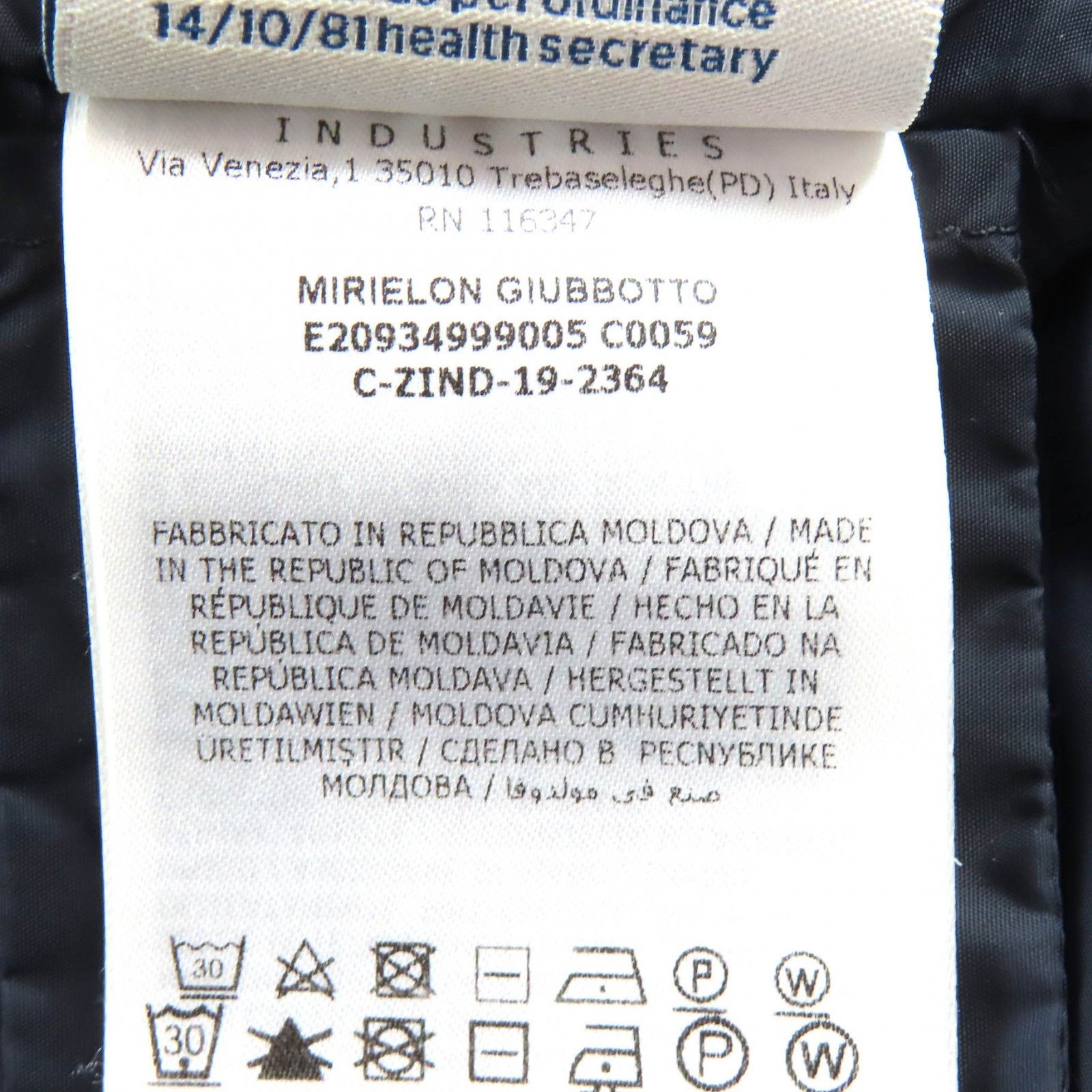 Moncler Moncler Moncler MIRIELON down coat Textile Outerwear E20934999005 DUTY FREE for USA Size ONE SIZE - 11 Thumbnail