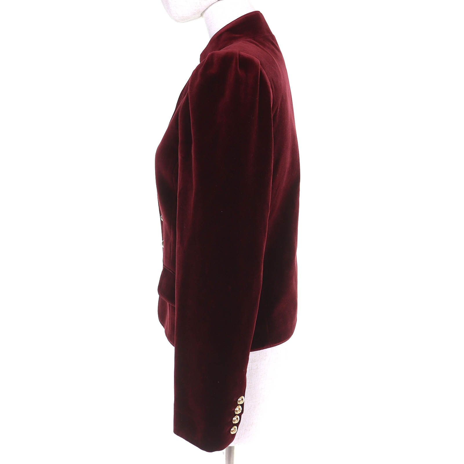 Celine Celine Celine Velour Jacket Textile Outerwear 2V41Q933C DUTY FREE for USA Size ONE SIZE - 2 Thumbnail