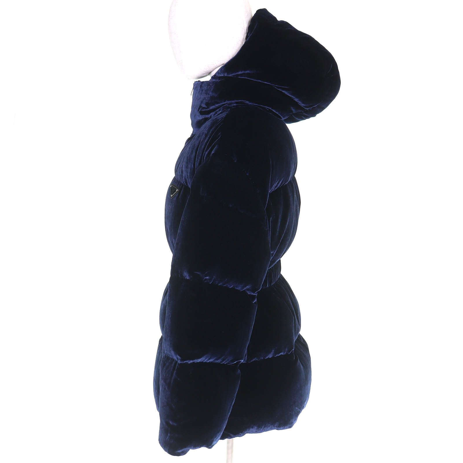 Prada Prada Prada Stretch Velvet Down Jacket Textile Outerwear DUTY FREE for USA Size ONE SIZE - 2 Thumbnail