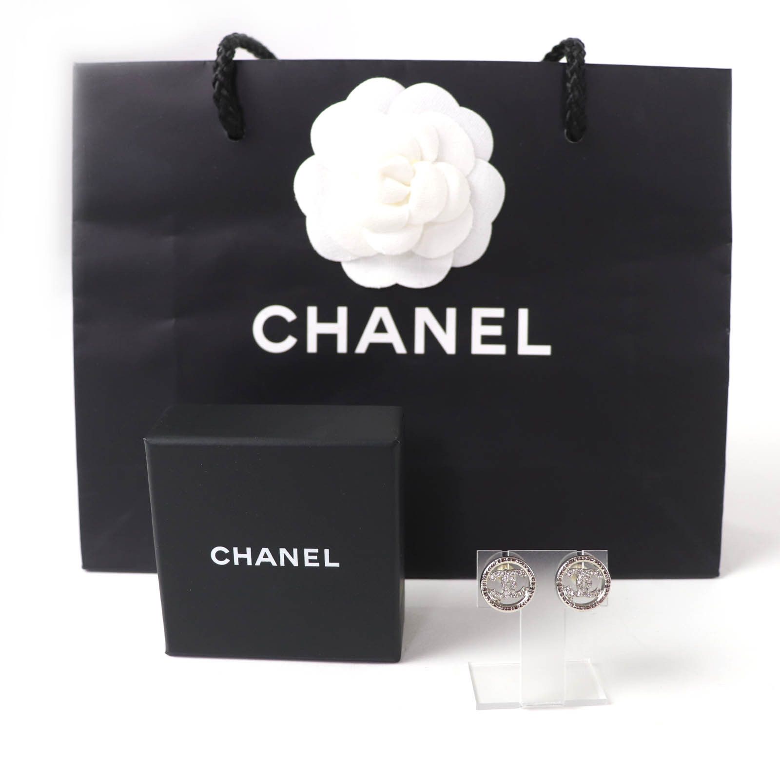 Chanel Chanel Chanel COCO Mark Earrings Metal Earrings AB9068 A22A DUTY FREE for USA Size ONE SIZE - 2 Thumbnail