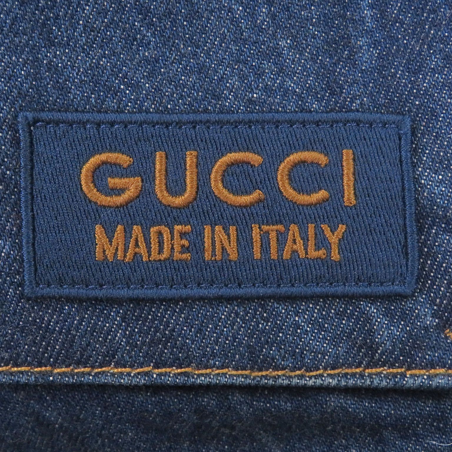 Gucci Gucci Gucci Cotton Denim Cargo Pants Textile Jeans DUTY FREE for USA Size ONE SIZE - 5 Thumbnail