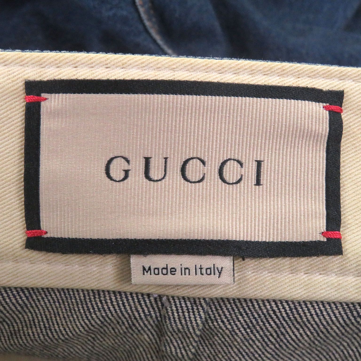 Gucci Gucci Gucci Cotton Denim Cargo Pants Textile Jeans DUTY FREE for USA Size ONE SIZE - 6 Thumbnail