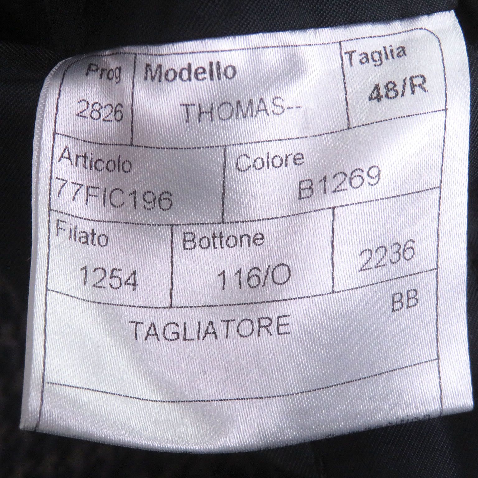 Other Other TAGLIATORE Thomas Cotton Wool Coat Textile Outerwear DUTY FREE for USA Size ONE SIZE - 8 Thumbnail