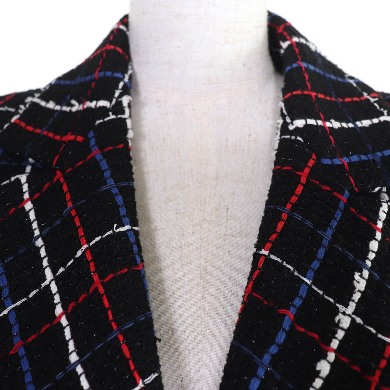 Chanel Chanel Chanel Cotton Blend Tweed Jacket Textile Outerwear P77209V68829 DUTY FREE for USA Size ONE SIZE - 4 Thumbnail