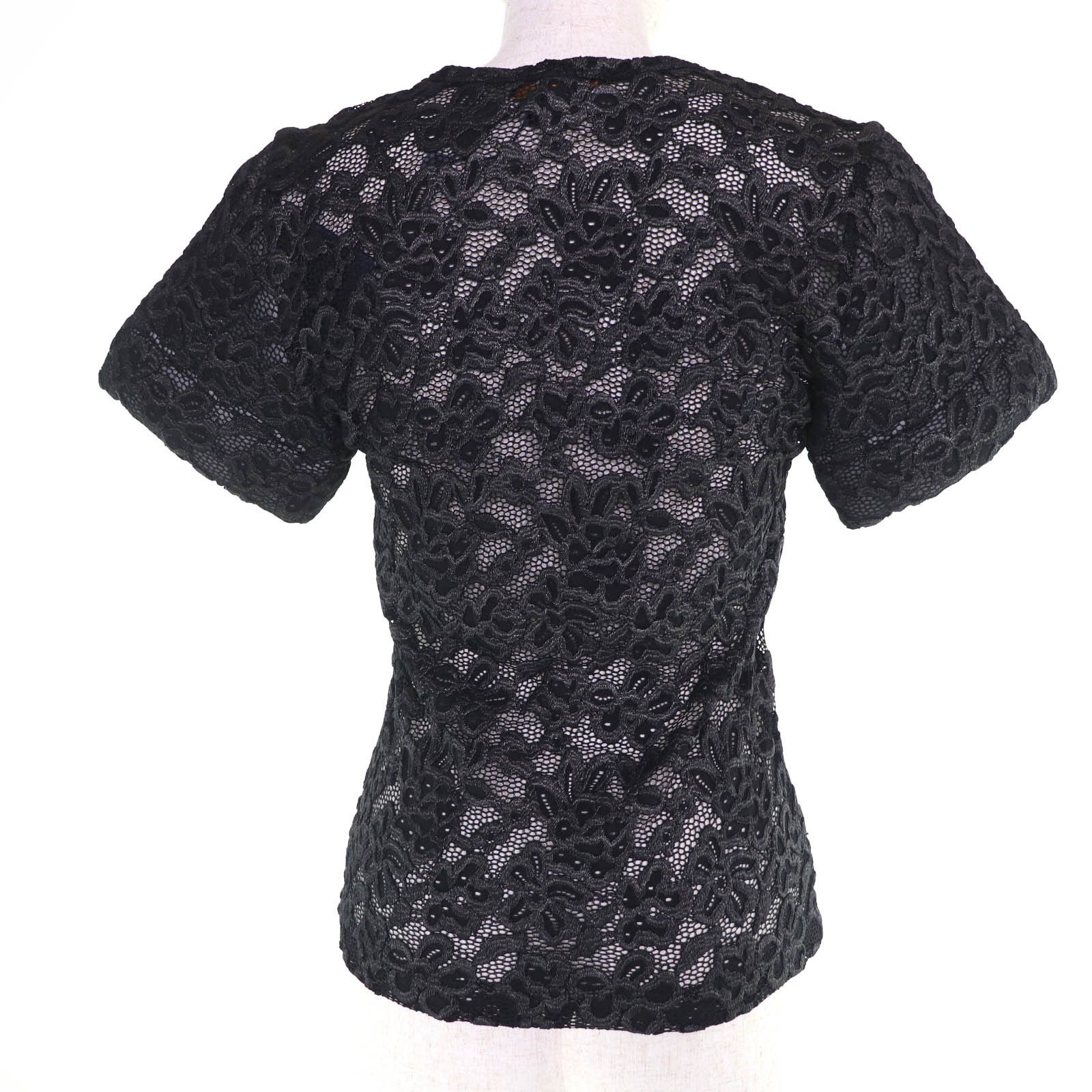 Louis Vuitton Louis Vuitton Louis Vuitton Floral Lace Nylon Blend T Shirt Plastic / Synthetic T-Shirts 1ABDG9 DUTY FREE for USA Size ONE SIZE - 3 Thumbnail