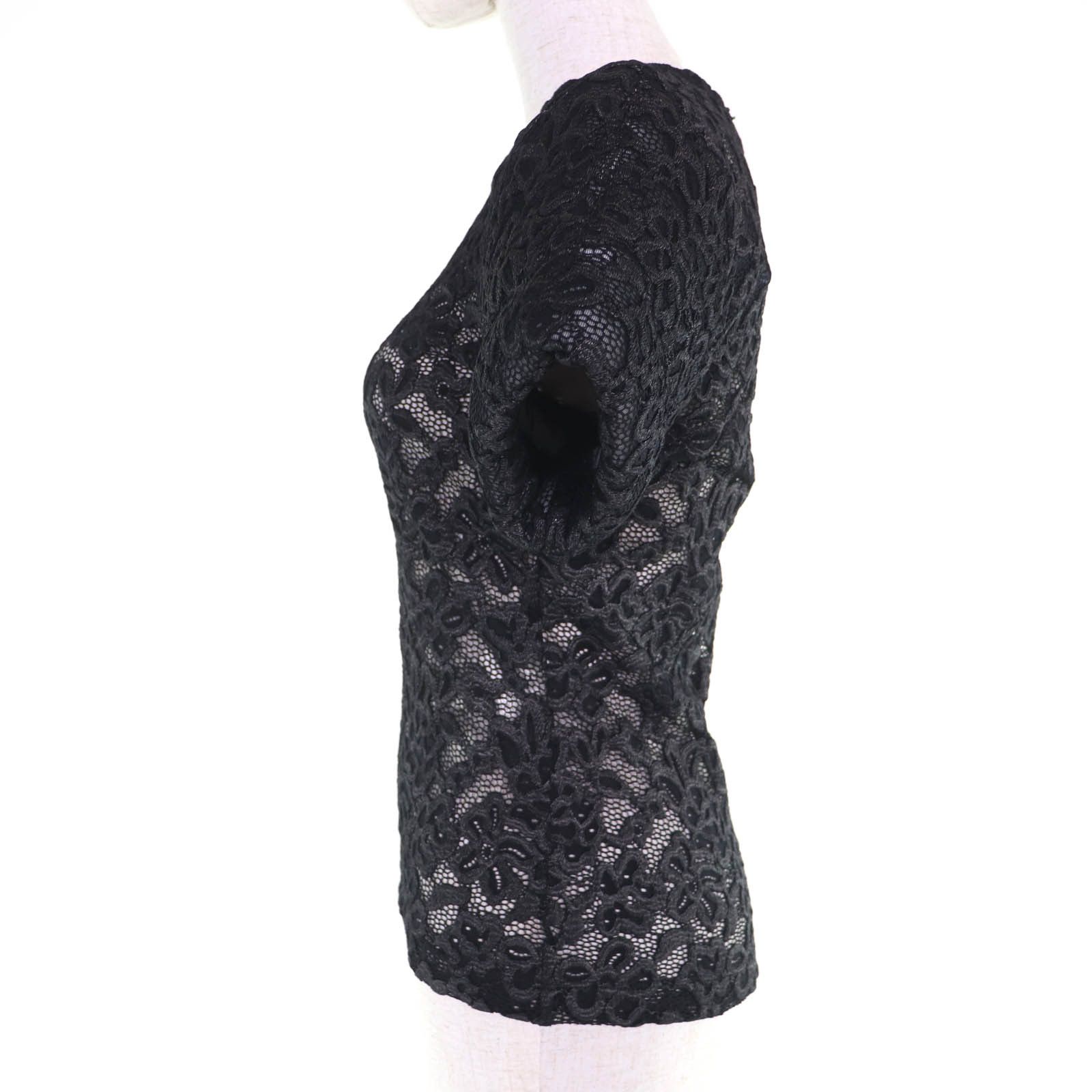 Louis Vuitton Louis Vuitton Louis Vuitton Floral Lace Nylon Blend T Shirt Plastic / Synthetic T-Shirts 1ABDG9 DUTY FREE for USA Size ONE SIZE - 2 Thumbnail