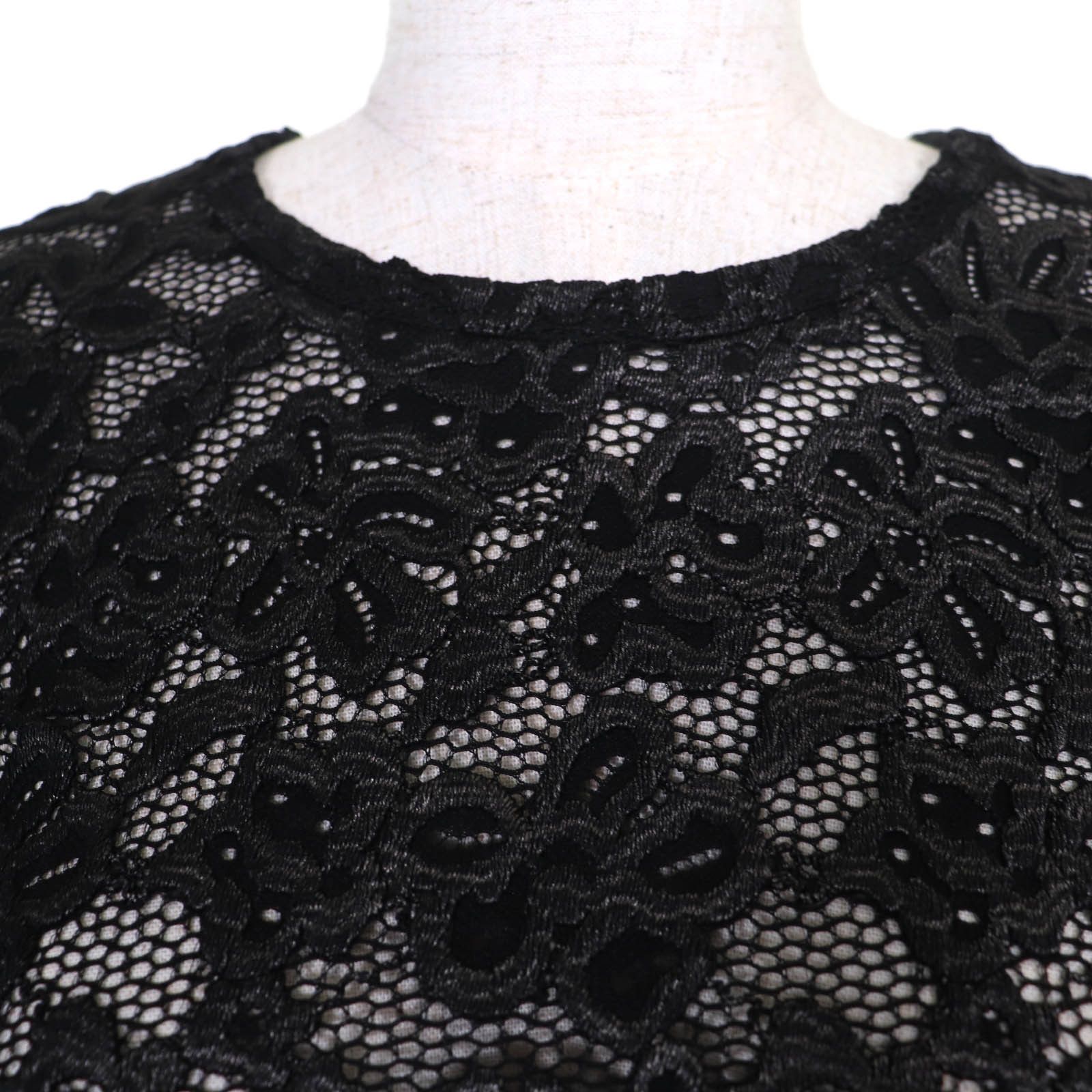 Louis Vuitton Louis Vuitton Louis Vuitton Floral Lace Nylon Blend T Shirt Plastic / Synthetic T-Shirts 1ABDG9 DUTY FREE for USA Size ONE SIZE - 4 Thumbnail
