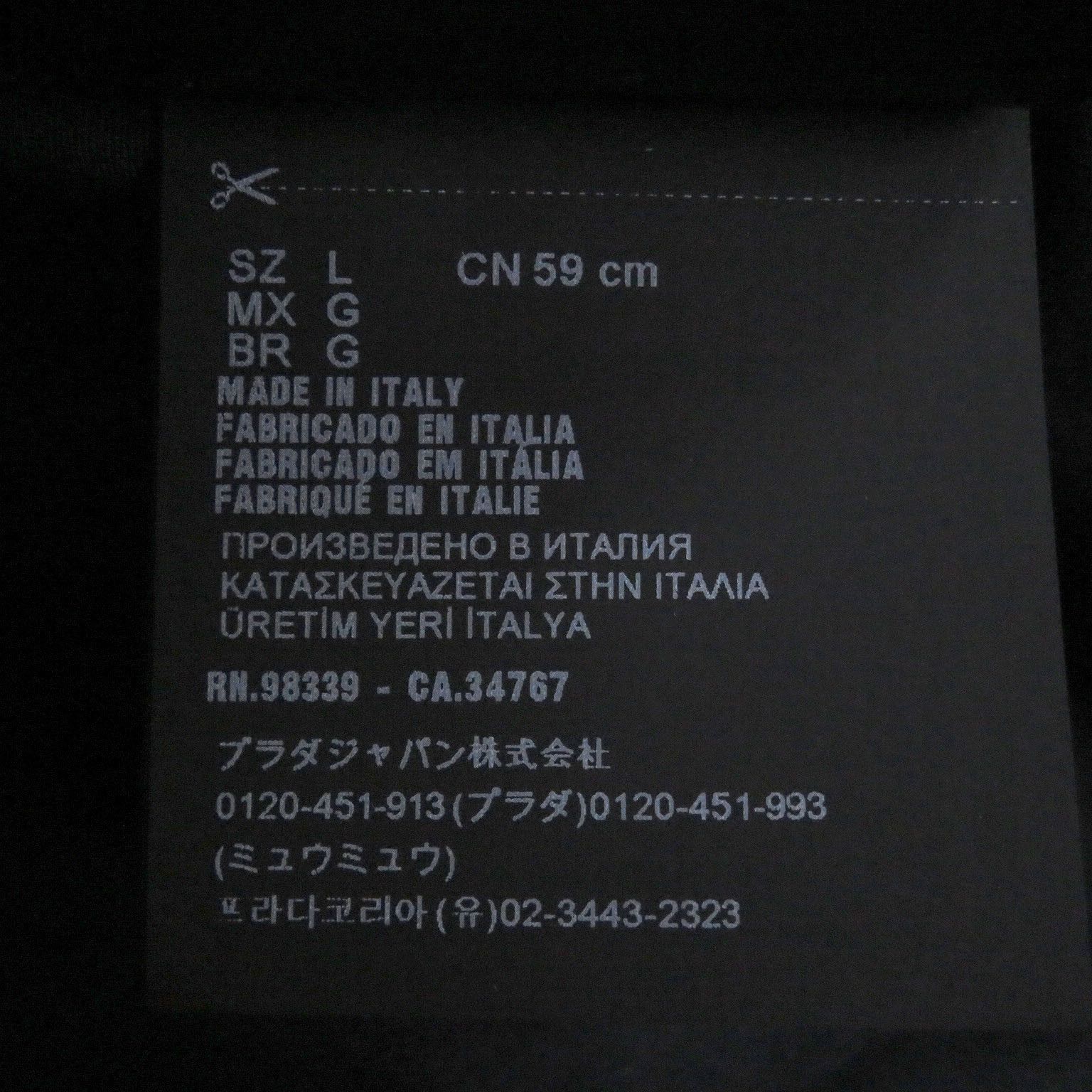 Prada Prada Prada Cotton Bucket Hat Textile Hats DUTY FREE for USA Size ONE SIZE - 9 Thumbnail