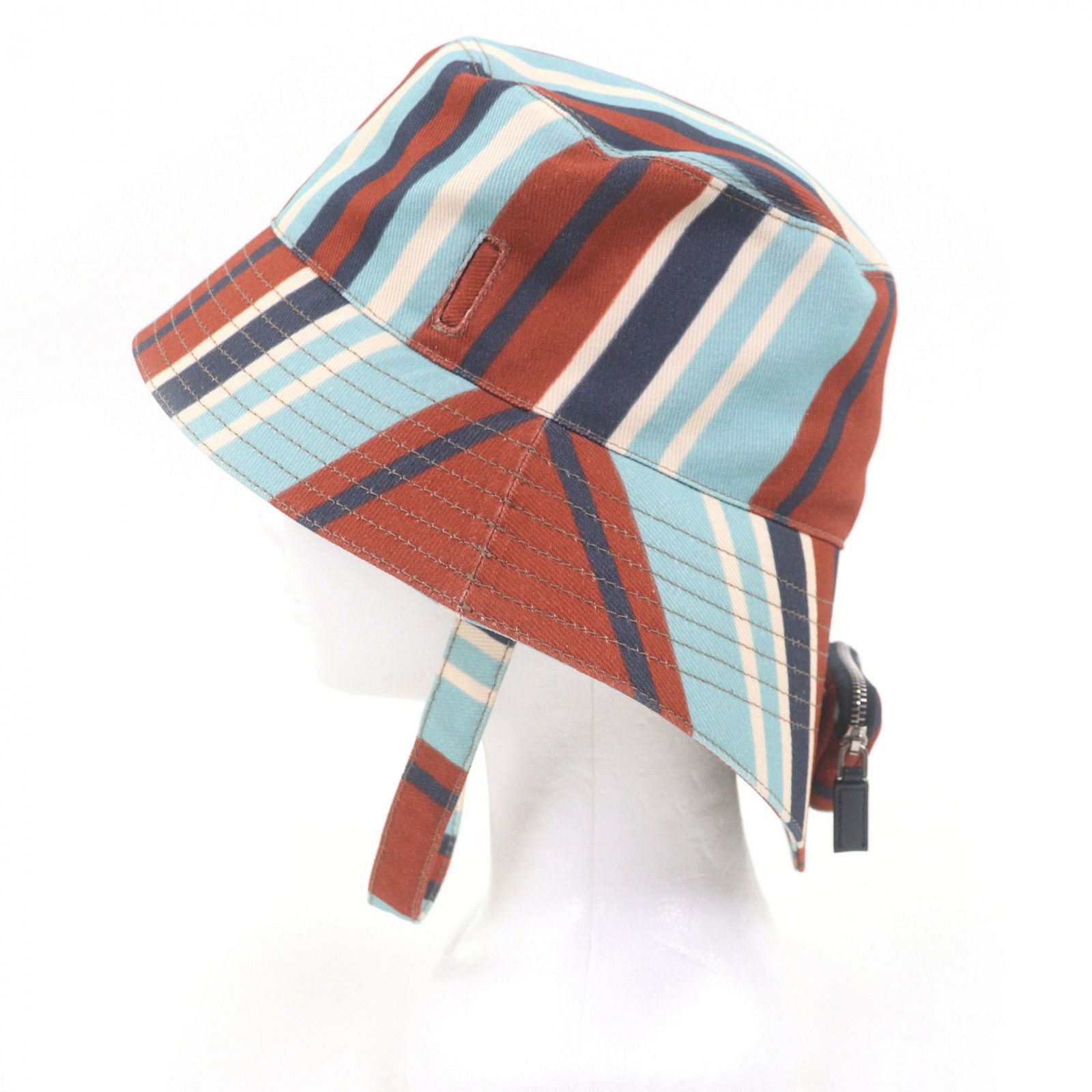 Prada Prada Prada Cotton Bucket Hat Textile Hats DUTY FREE for USA Size ONE SIZE - 4 Thumbnail