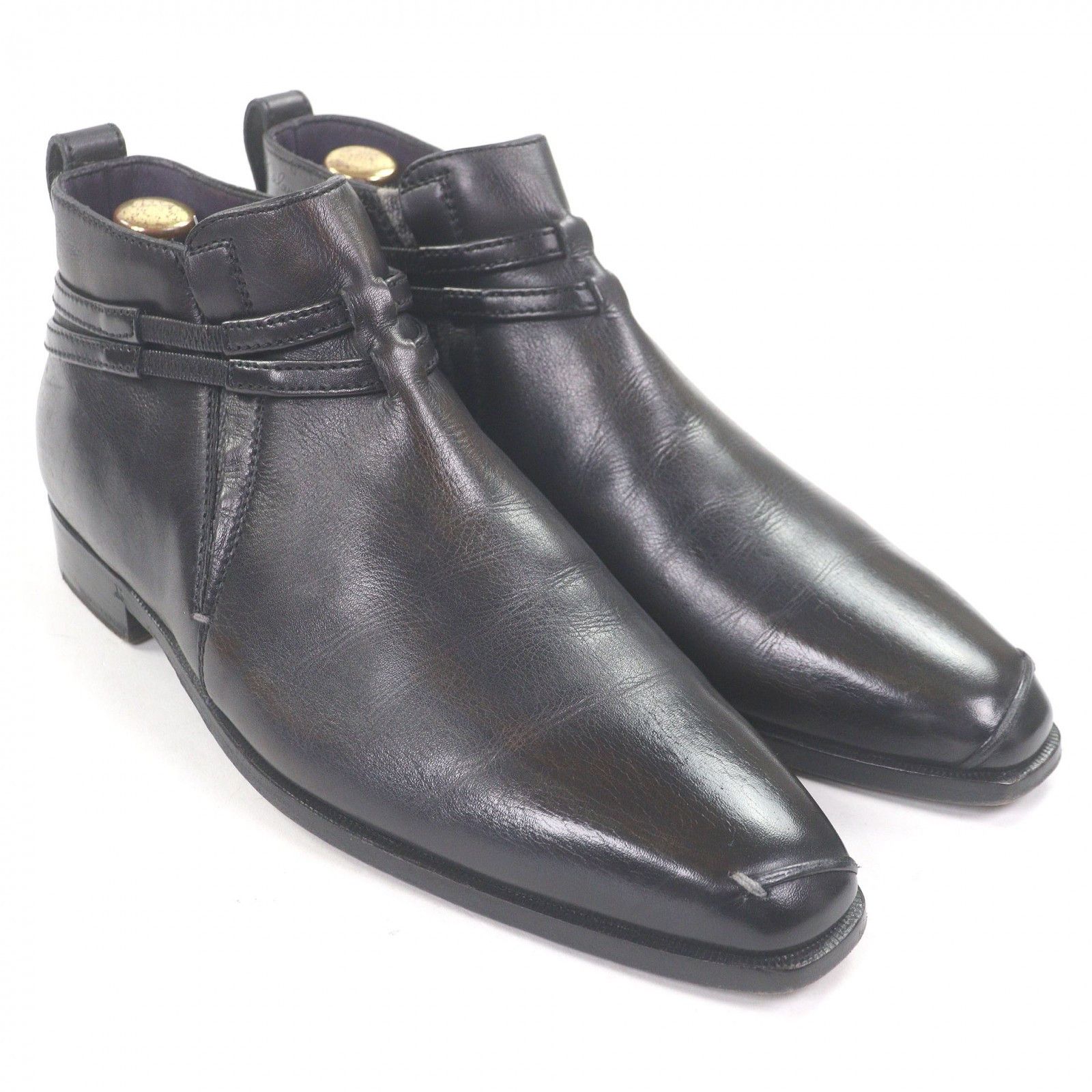 Berluti Berluti Berluti Scars Olga Era Calligraphy Scritto Leather Short Boots Leather Shoes DUTY FREE for USA Size ONE SIZE - 3 Thumbnail