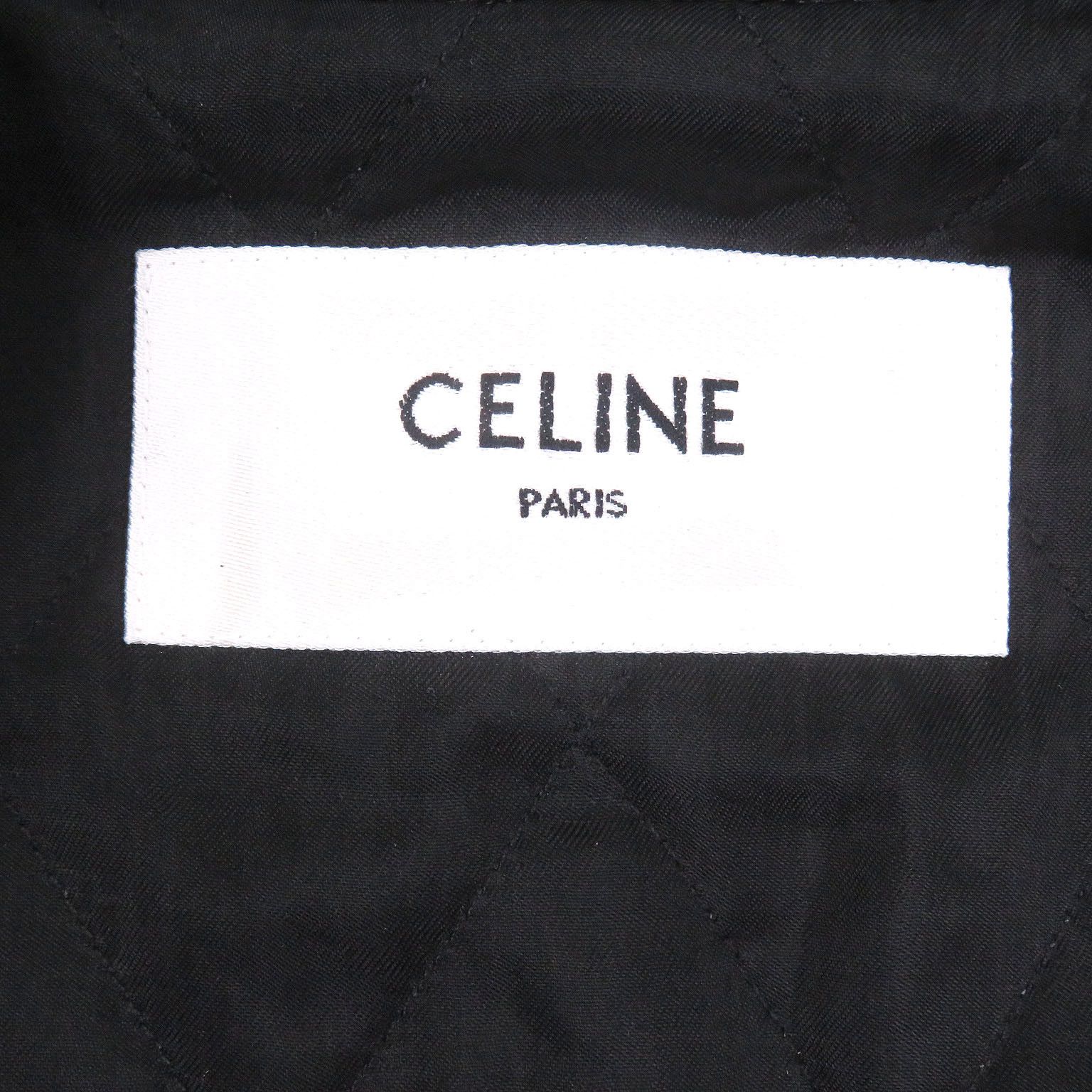 Celine Celine CELINE Lambskin Padded Stand Collar Rider Jacket Leather Outerwear DUTY FREE for USA Size ONE SIZE - 10 Thumbnail