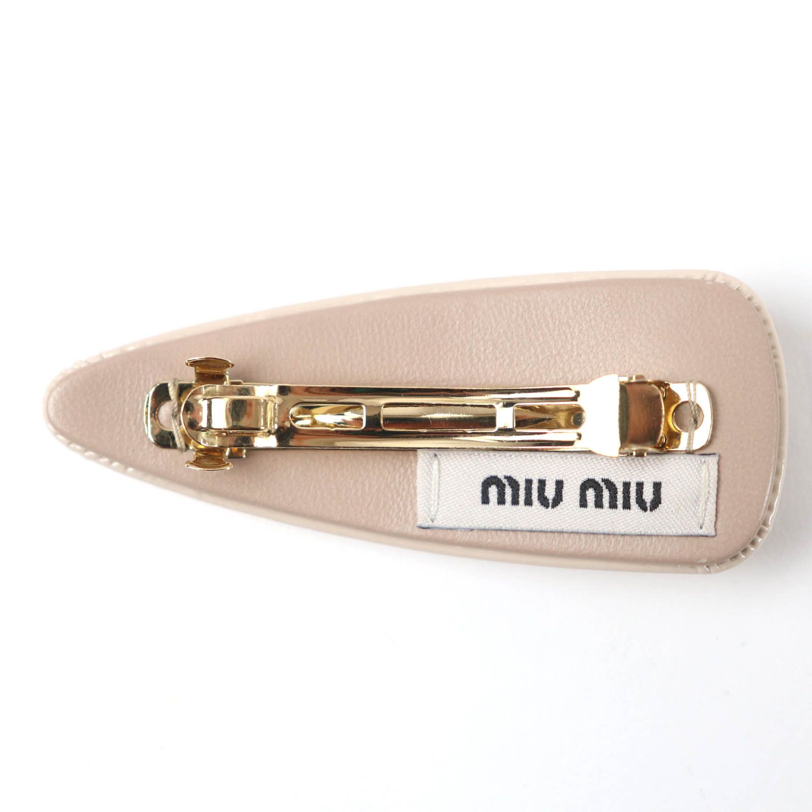 Miu Miu Miu Miu Miu Miu Valletta Hair Clip Leather Other 5IF092 DUTY FREE for USA Size ONE SIZE - 4 Thumbnail