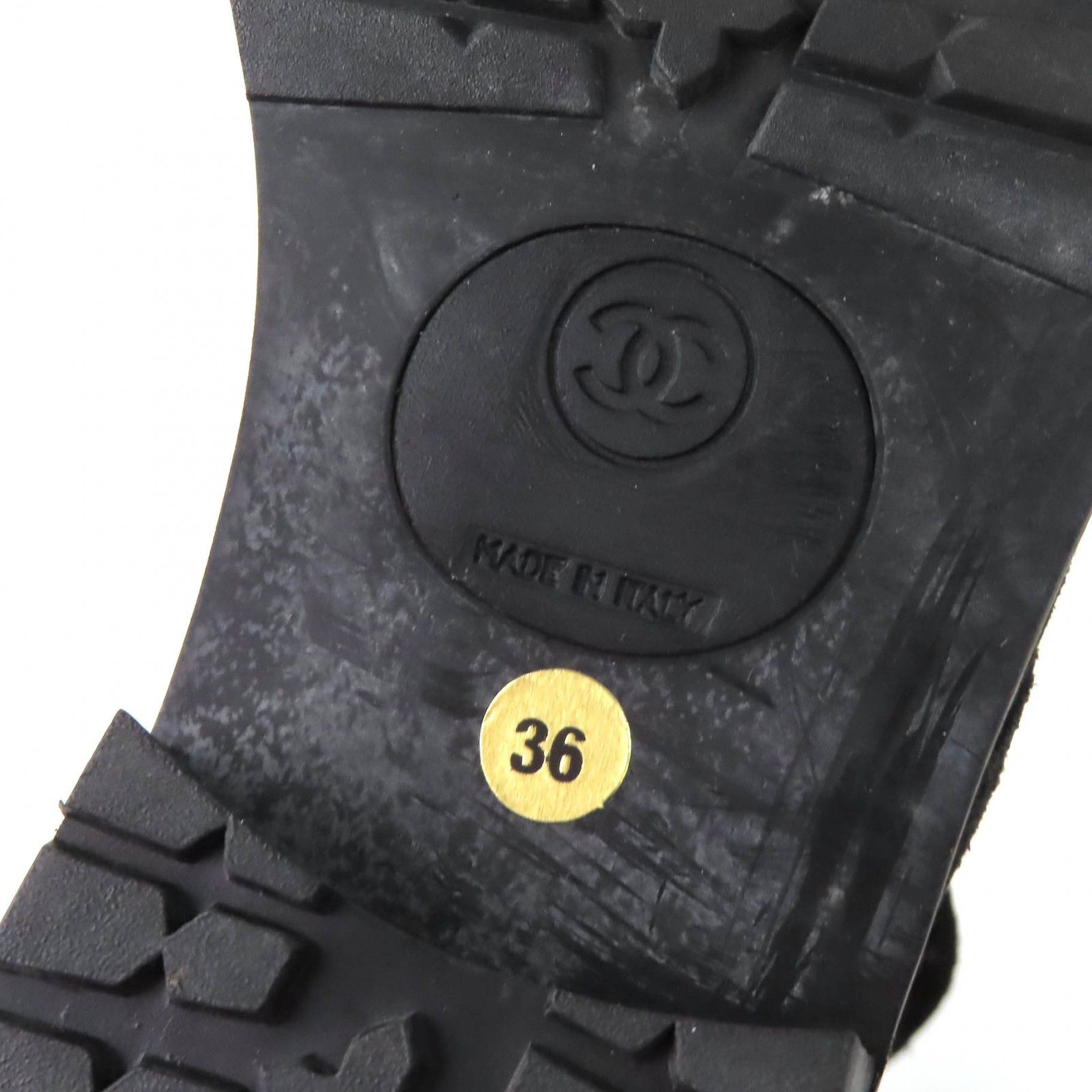 Chanel Chanel Chanel Suede Short Boots Leather Shoes DUTY FREE for USA Size ONE SIZE - 9 Thumbnail