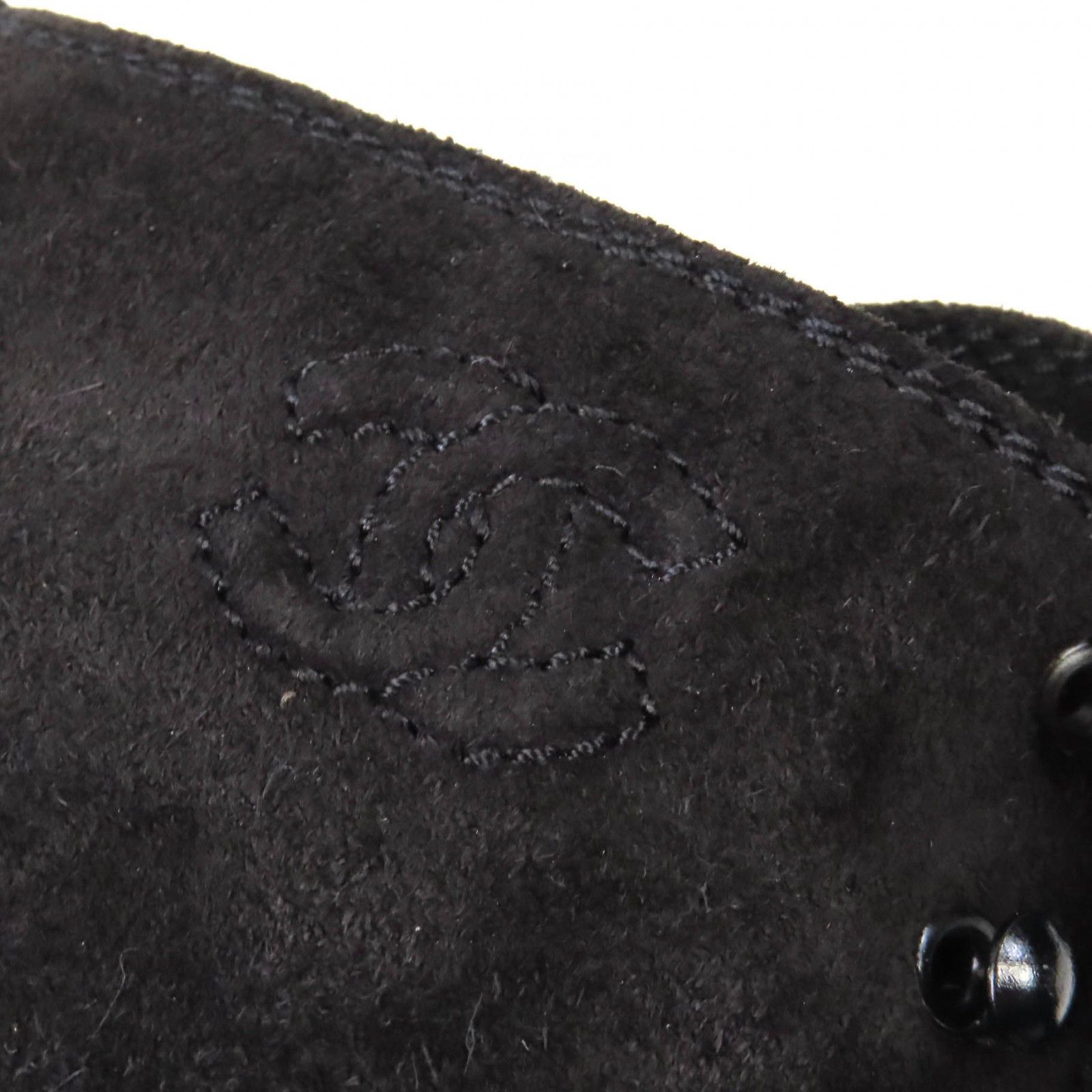 Chanel Chanel Chanel Suede Short Boots Leather Shoes DUTY FREE for USA Size ONE SIZE - 7 Thumbnail