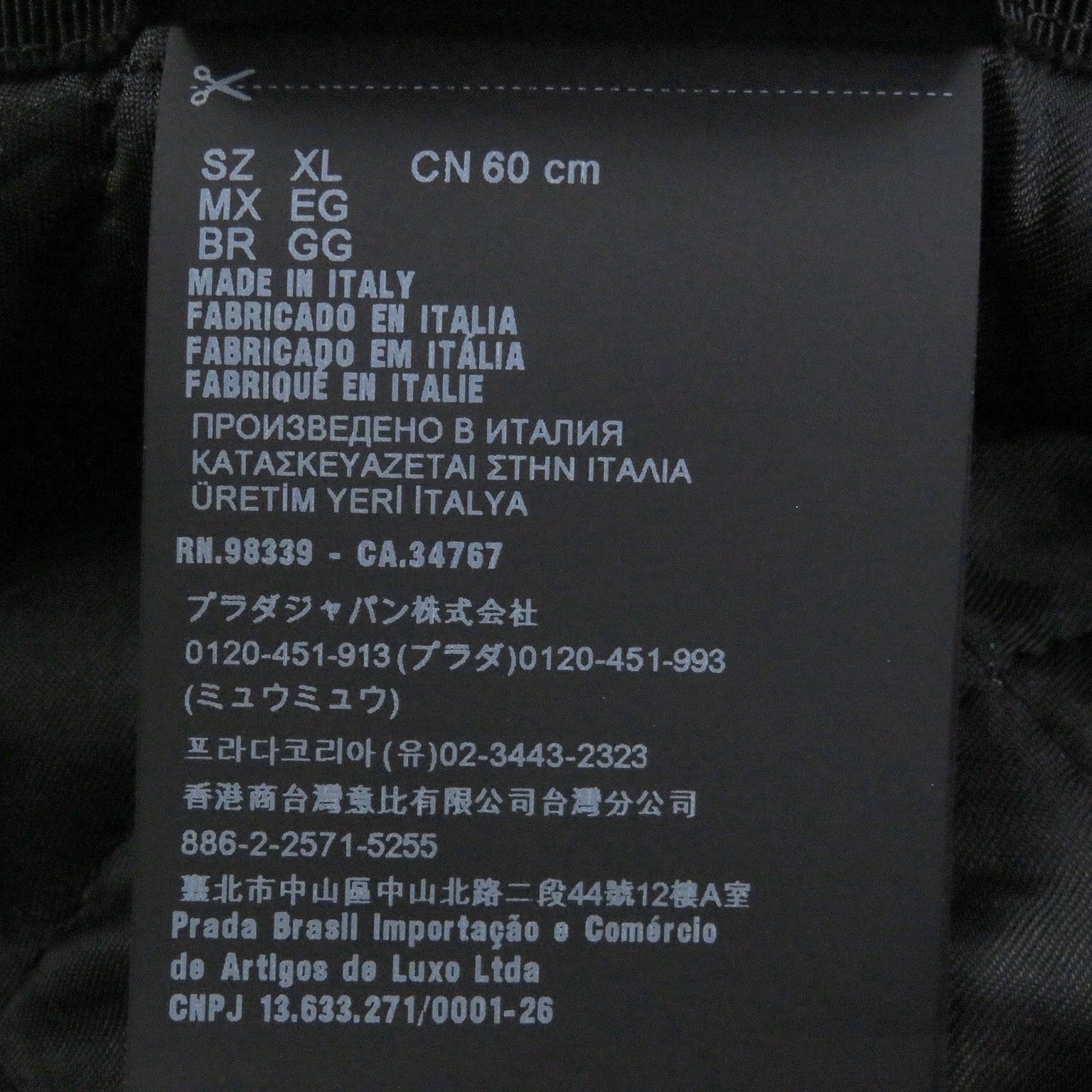 Prada Prada Prada Shearling Bucket Hat Fur Hats DUTY FREE for USA Size ONE SIZE - 7 Thumbnail