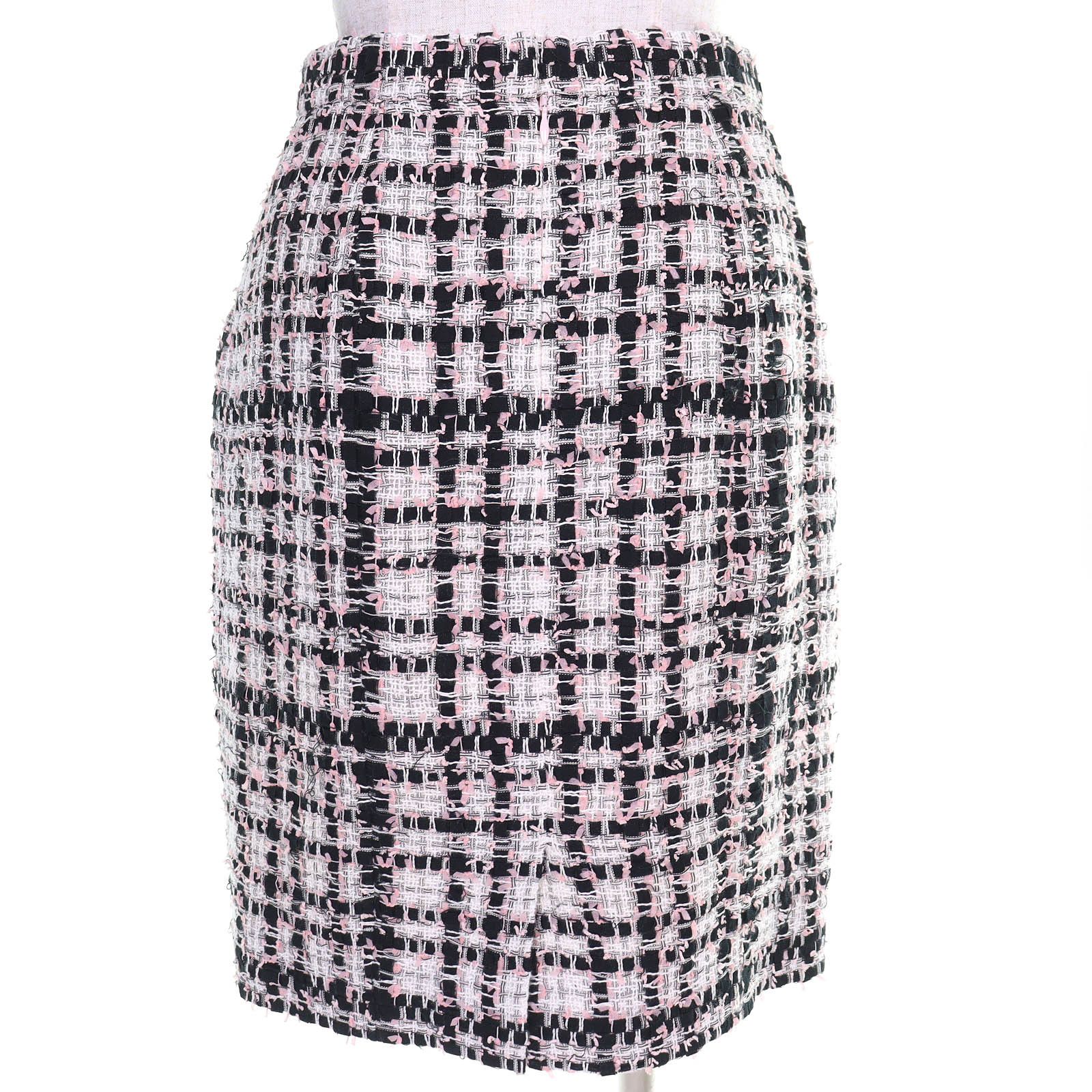 Chanel Chanel Chanel Tweed Skirt Textile Skirts P63188 DUTY FREE for USA Size ONE SIZE - 3 Thumbnail
