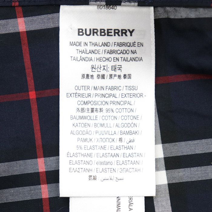 Burberry Burberry Burberry Cotton Shirt Textile Dress Shirt DUTY FREE for USA Size ONE SIZE - 9 Thumbnail