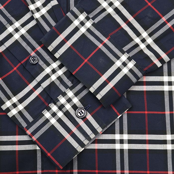 Burberry Burberry Burberry Cotton Shirt Textile Dress Shirt DUTY FREE for USA Size ONE SIZE - 5 Thumbnail