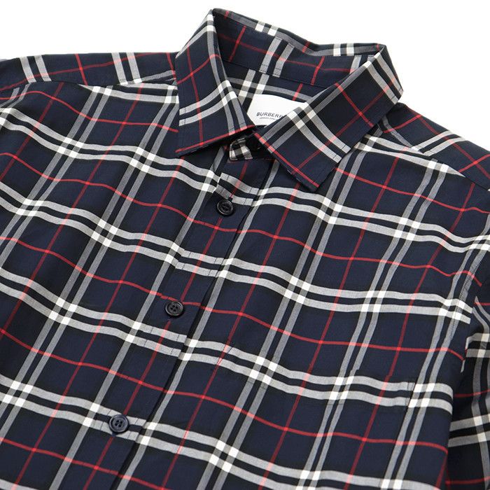 Burberry Burberry Burberry Cotton Shirt Textile Dress Shirt DUTY FREE for USA Size ONE SIZE - 3 Thumbnail
