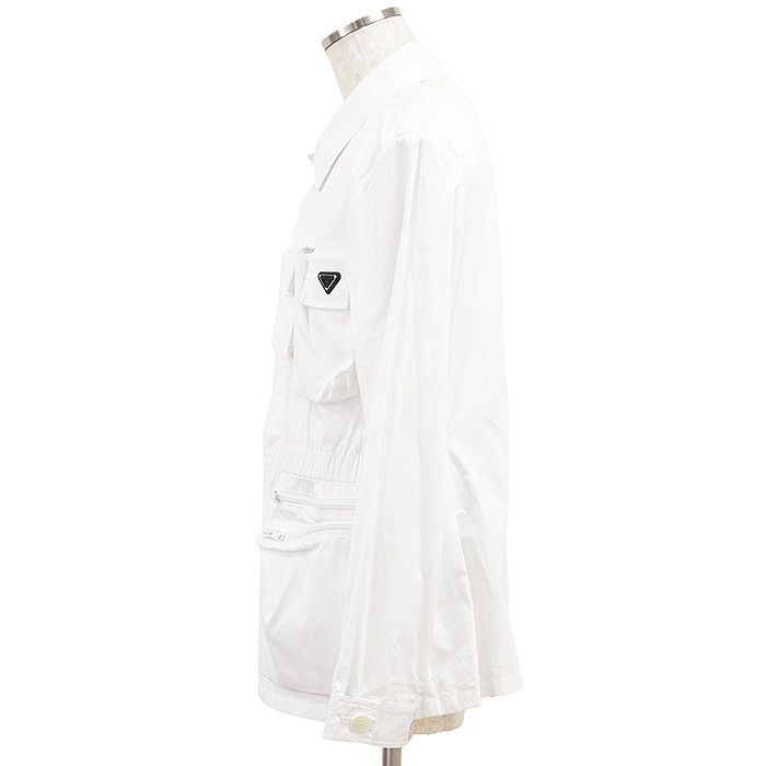Prada Prada Prada High Density Cotton Shirt Jacket Textile Outerwear DUTY FREE for USA Size ONE SIZE - 16 Thumbnail