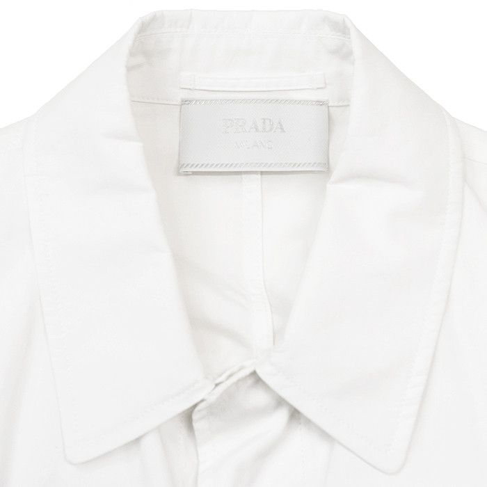 Prada Prada Prada High Density Cotton Shirt Jacket Textile Outerwear DUTY FREE for USA Size ONE SIZE - 5 Thumbnail