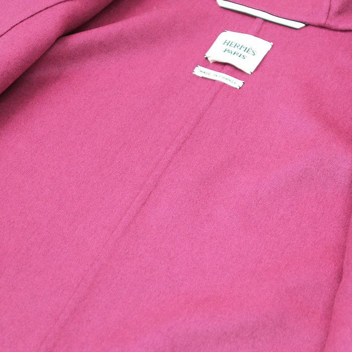 Hermes Hermes Hermes Cashmere Wool Silk Coat Textile Outerwear DUTY FREE for USA Size ONE SIZE - 13 Thumbnail